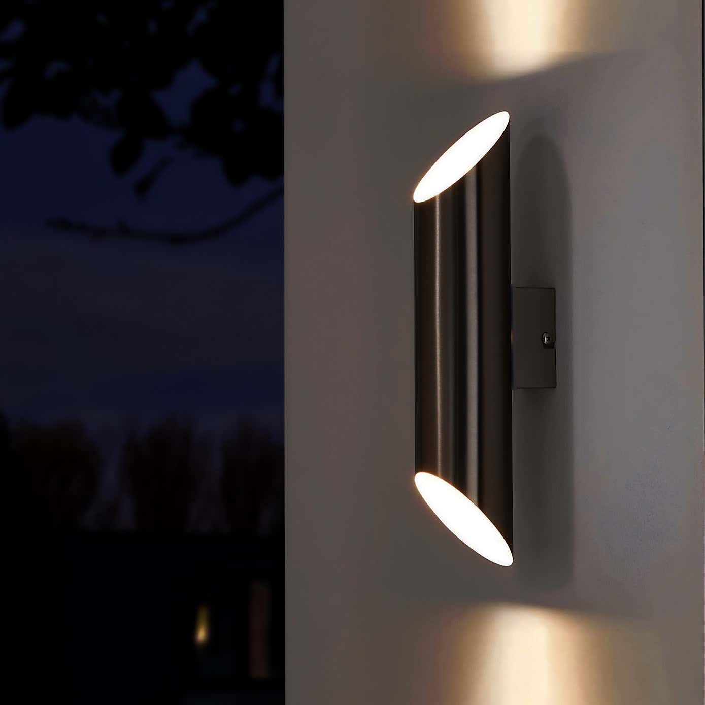 EGLO Agolada 2 Light LED Outdoor Wall Light