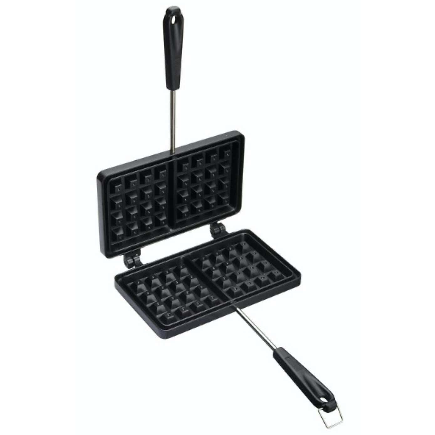 KitchenCraft Non-Stick Metal Double Stovetop Waffle Maker