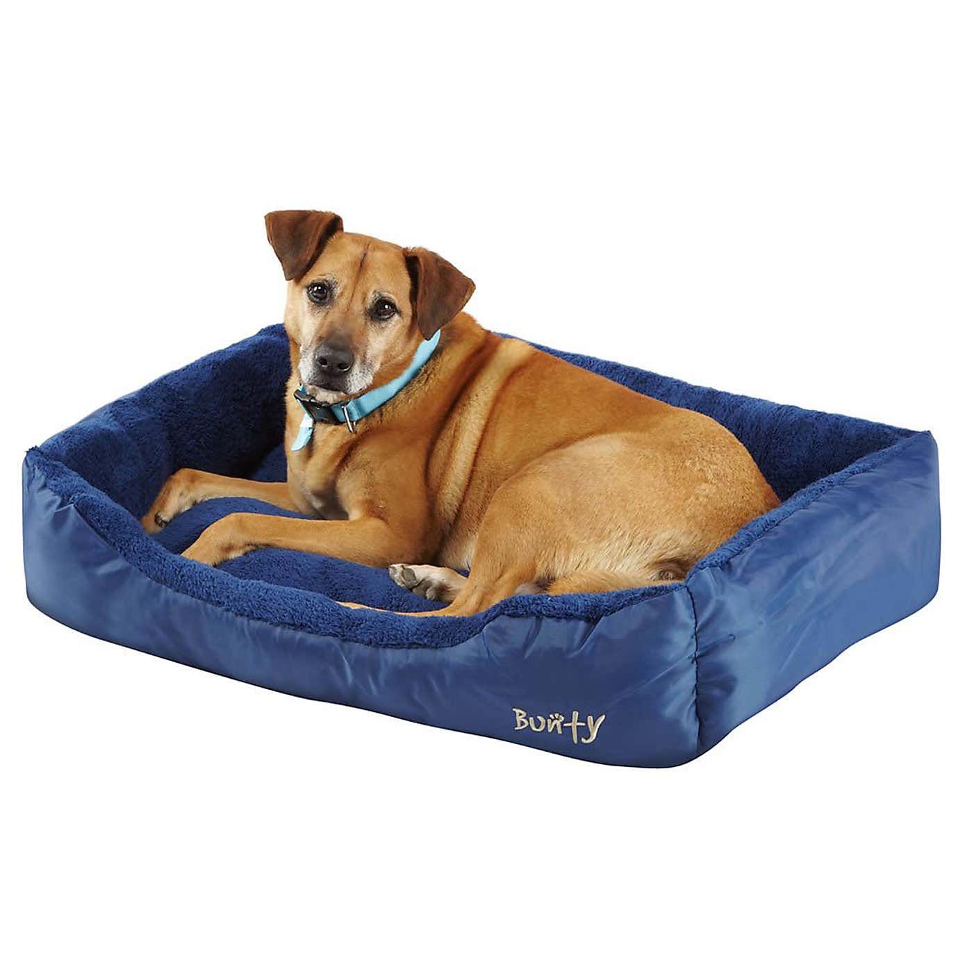 Deluxe Washable Blue Pet Bed