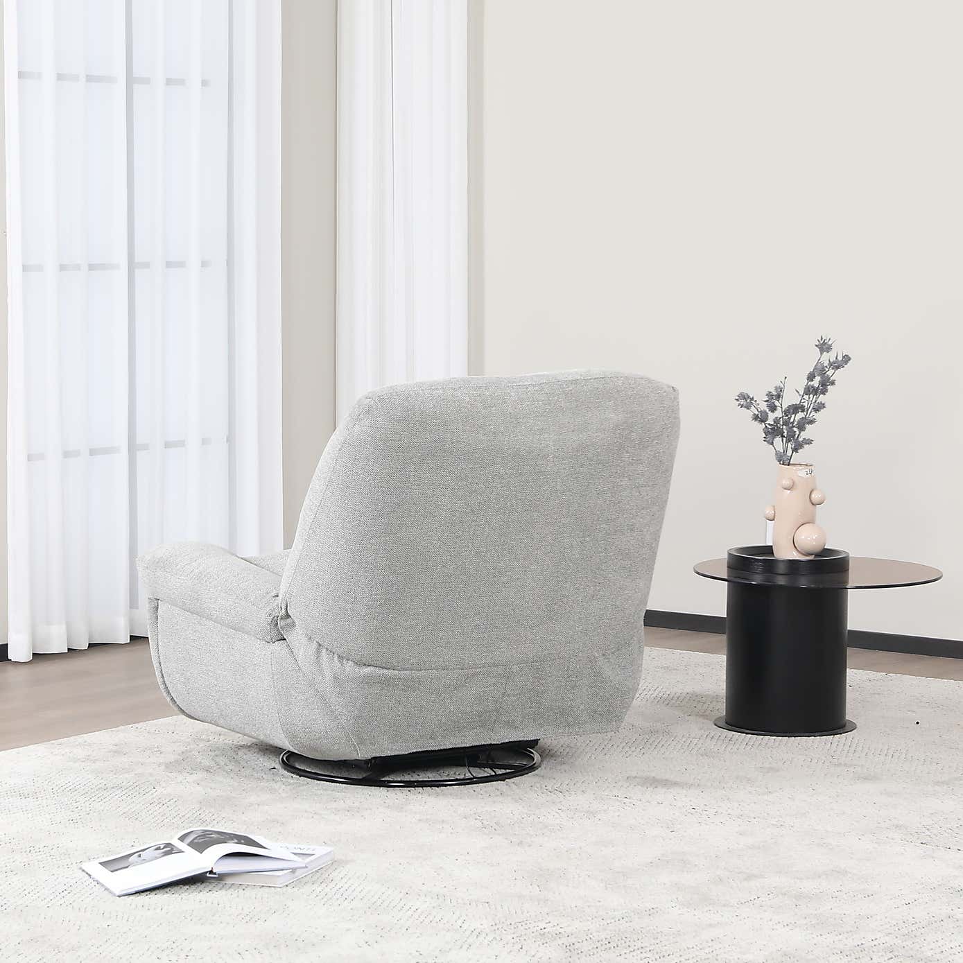 Image Furnishings Ebba Boucle Rocker Recliner Chair