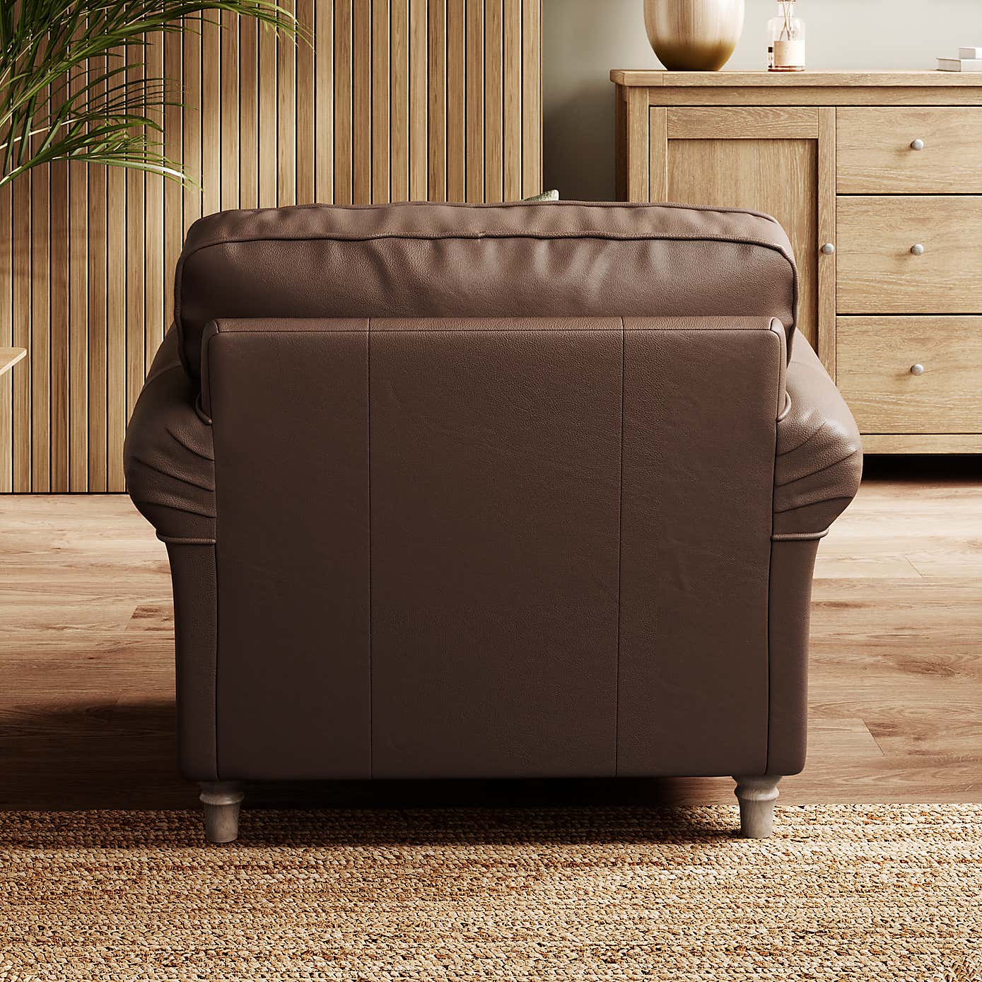 Flori Classic Leather Armchair