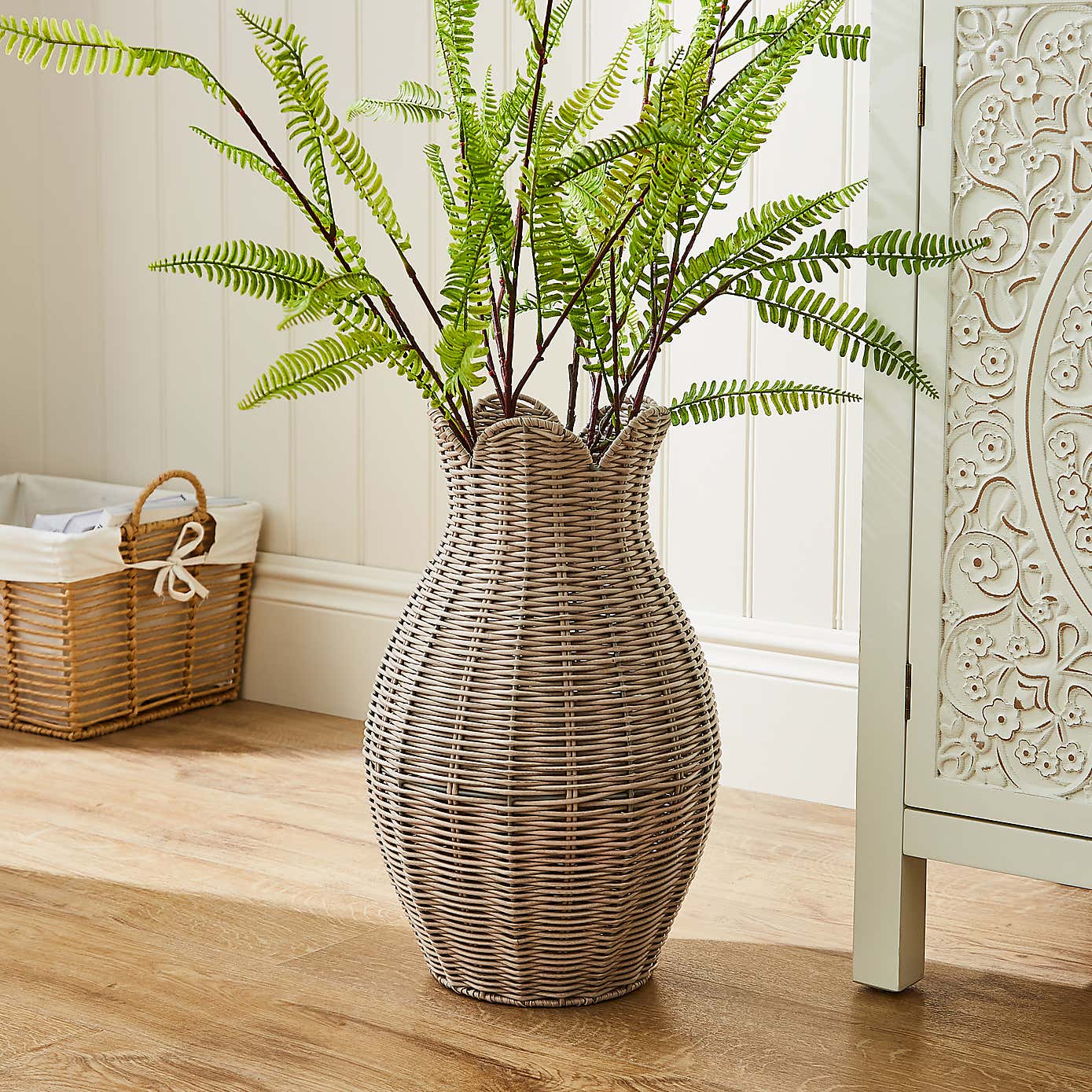 Recycled Plastic Planter Vase, 44cm