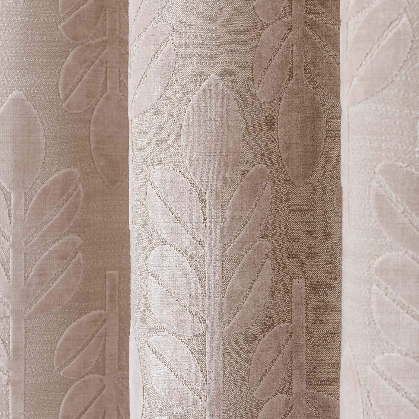 Annika Cut Velvet Eyelet Curtains