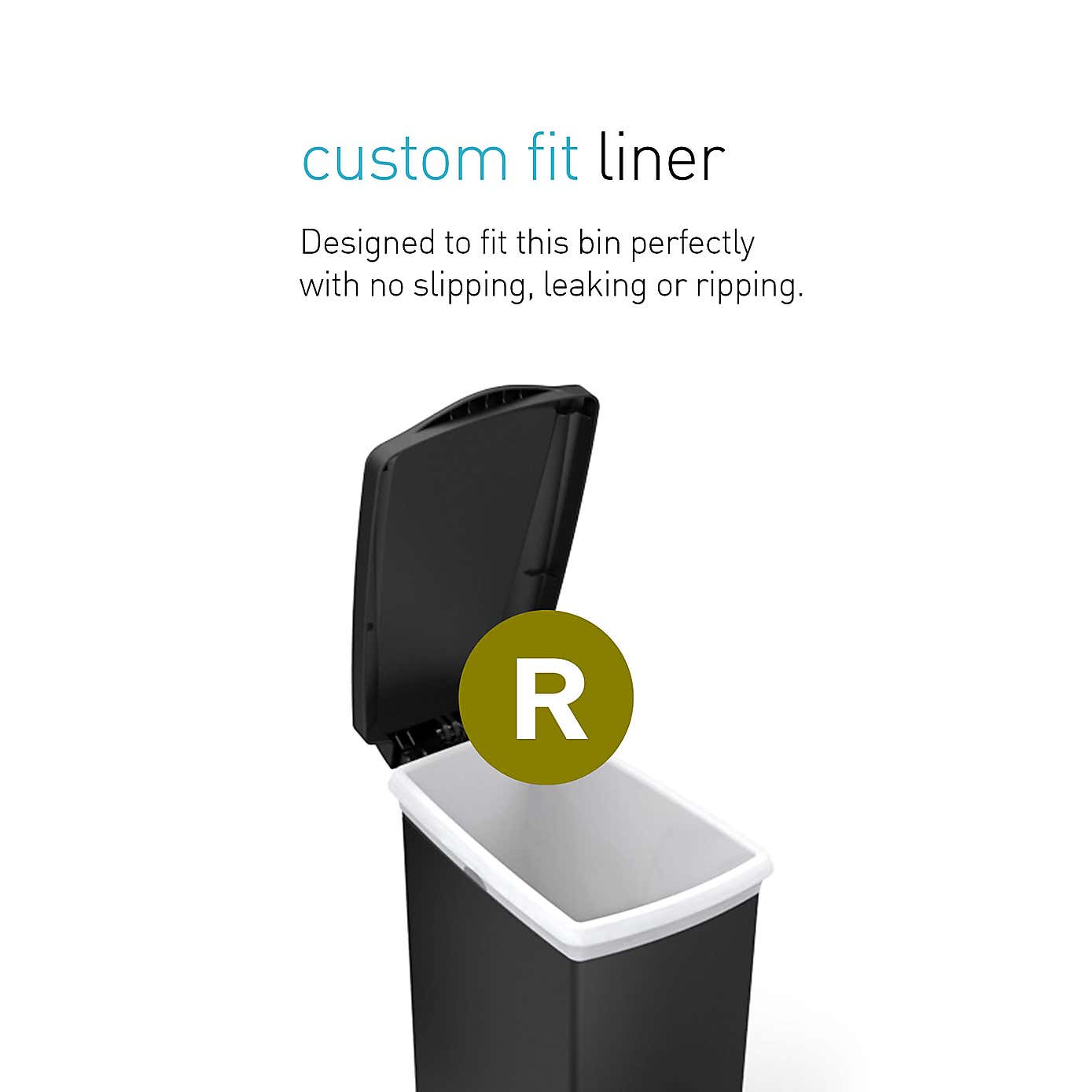 simplehuman 10 Litre Slim Pedal Bin