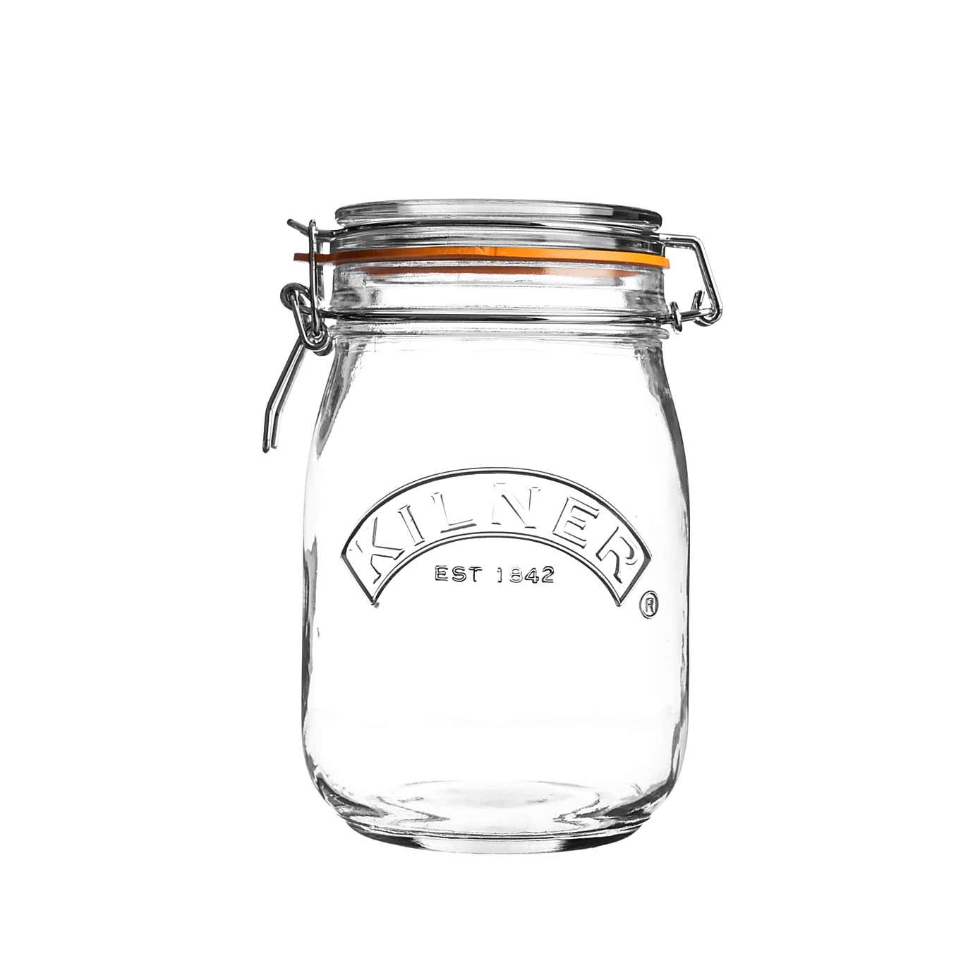 Kilner 1 Litre Round Clip Top Jar