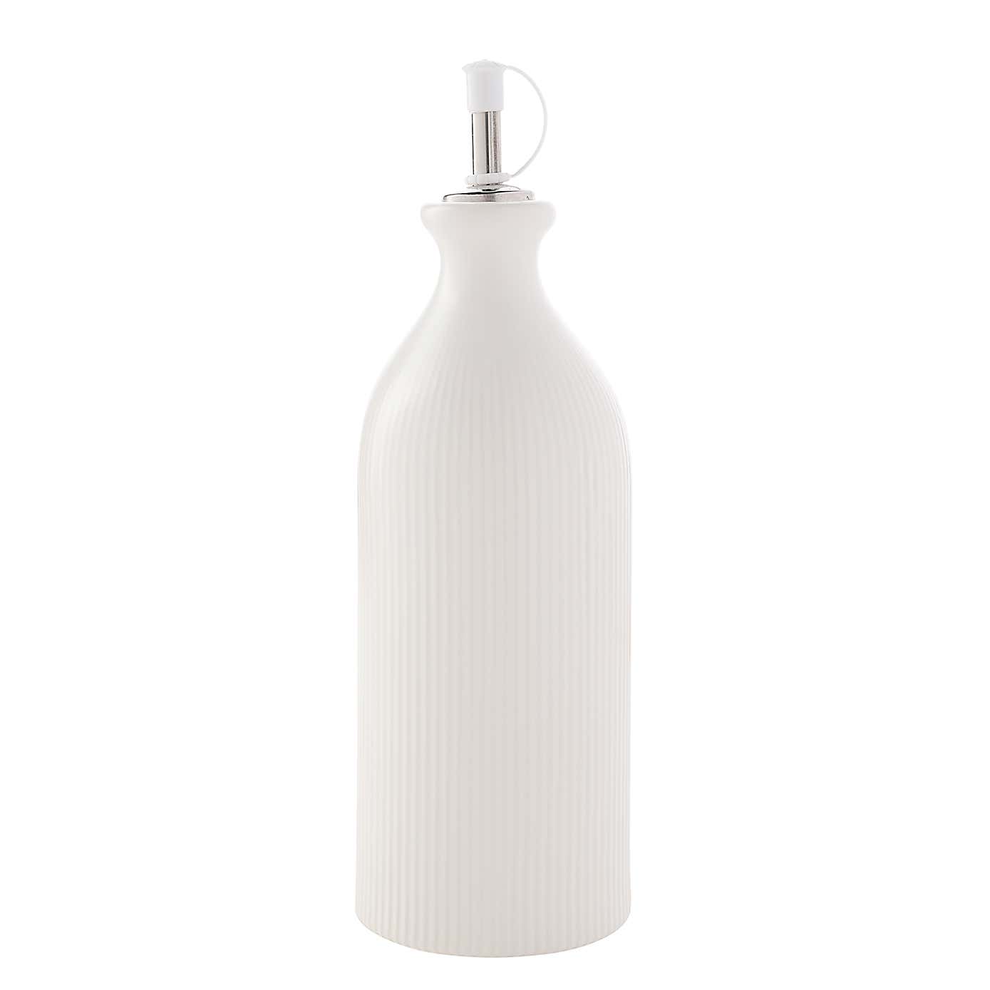 Hestia Set of 2 Ribbed Oil Bottles