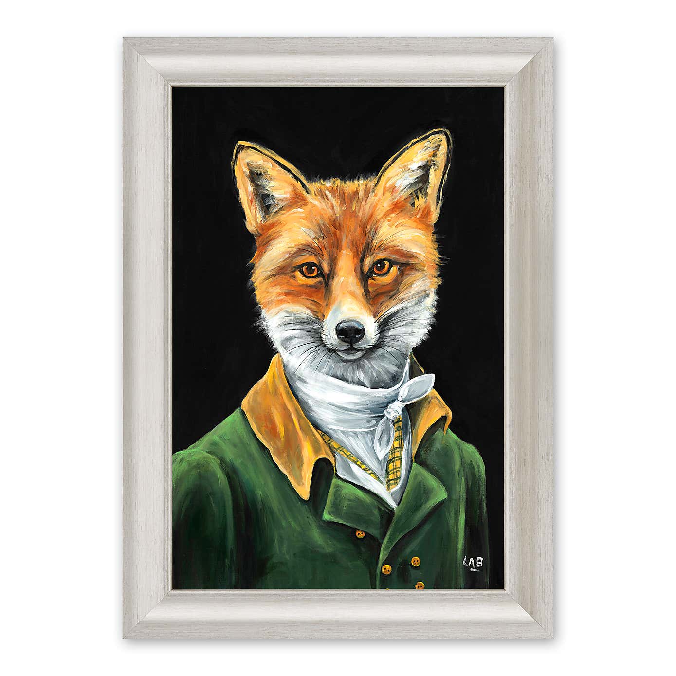 Dapper Fox by Louise Brown Framed Print
