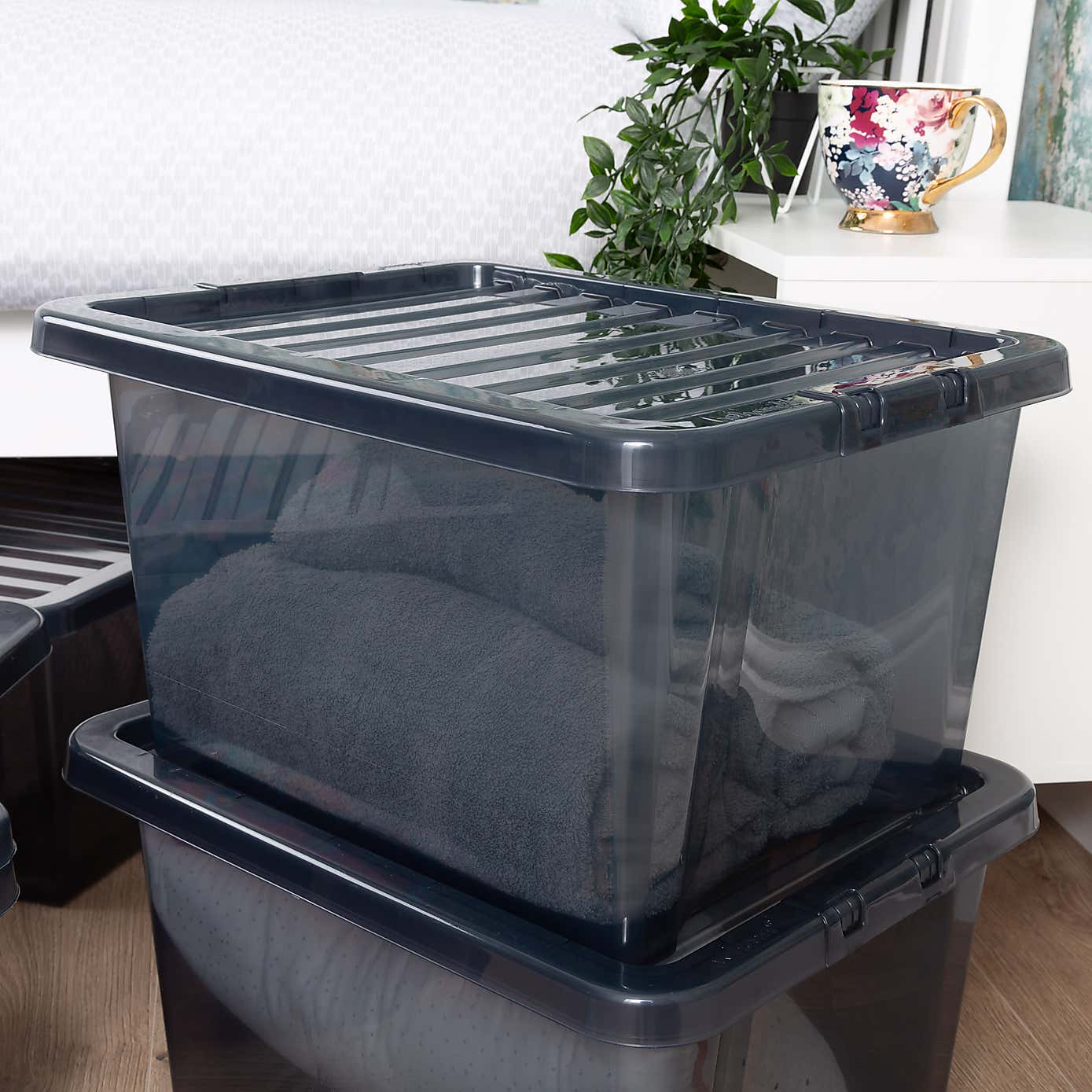 Wham Crystal Set of 5 Storage Boxes & Lids