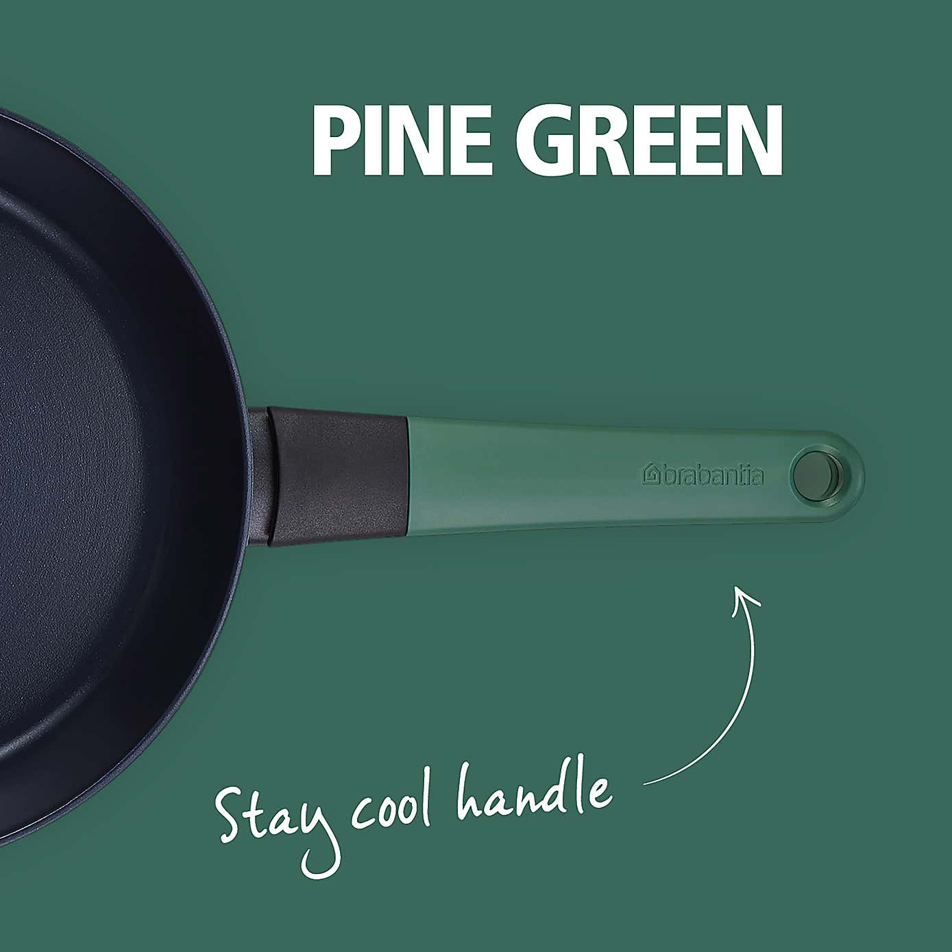 Brabantia Non-Stick Aluminium Frying Pan, 24cm