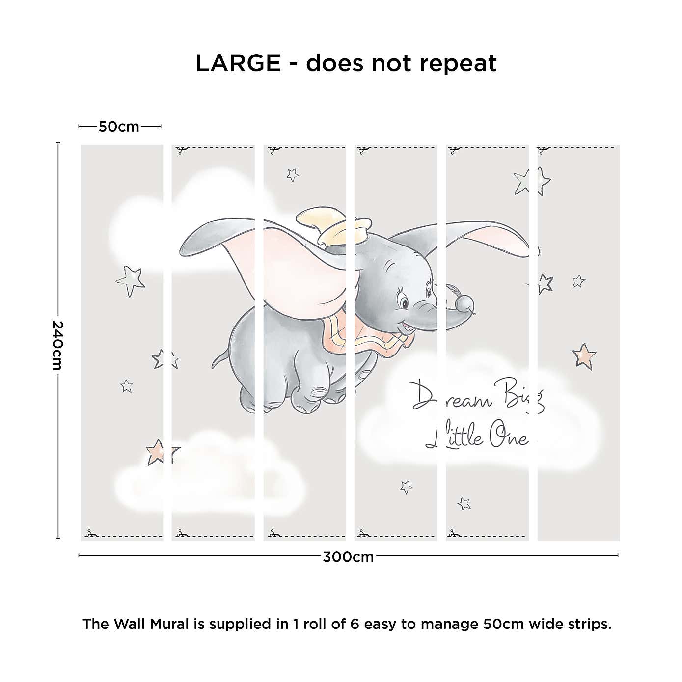 Disney Dumbo Wall Mural