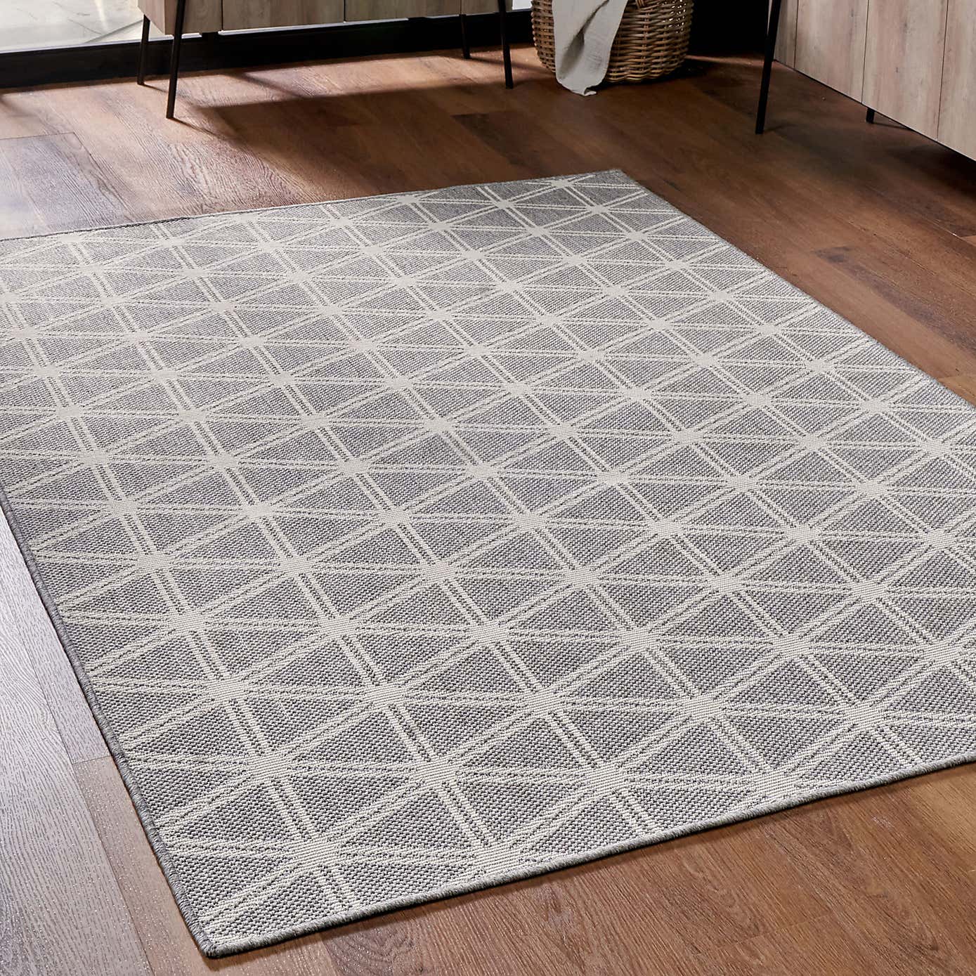 Geometric Rectangular Rug
