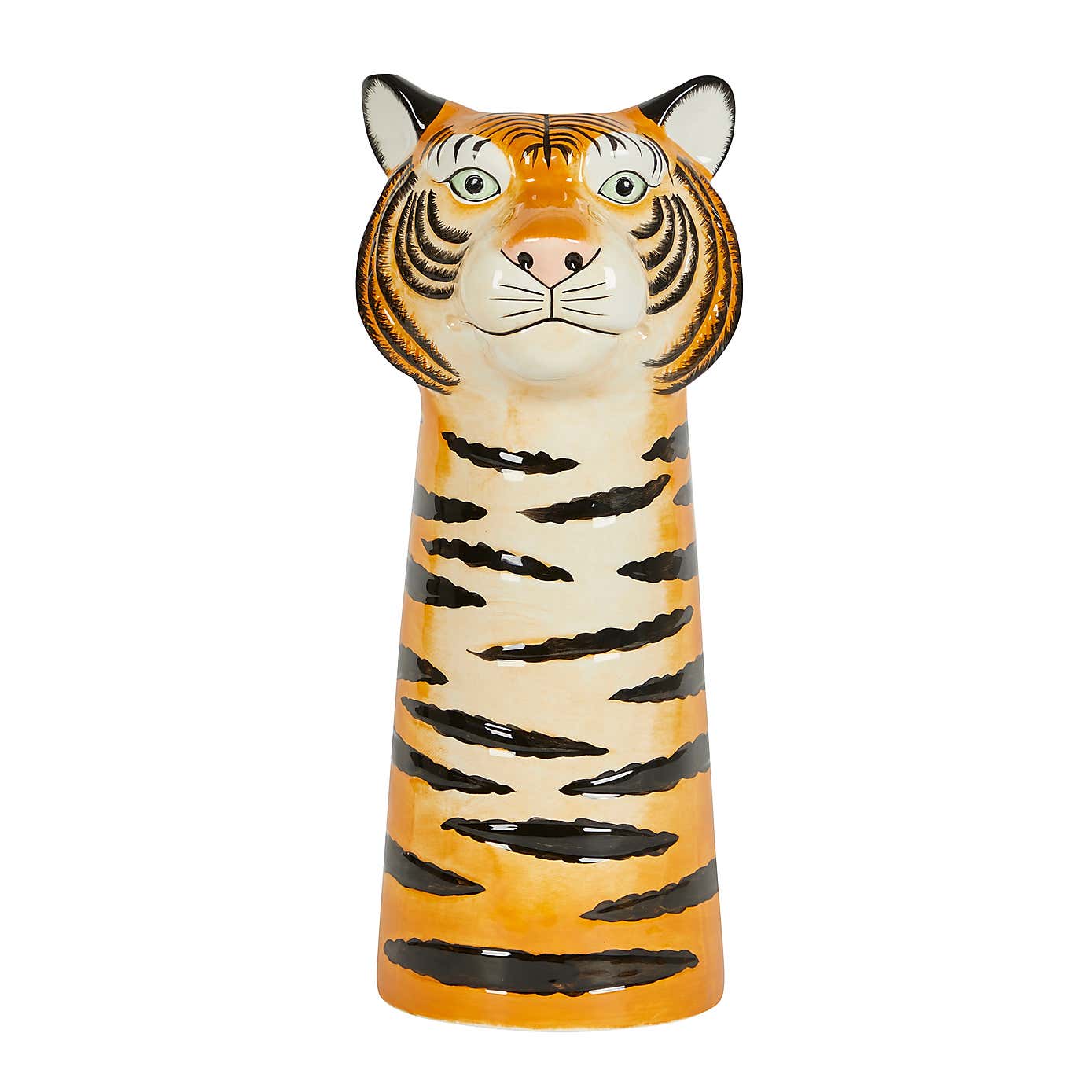 Ceramic Tiger Head Vase 30cm