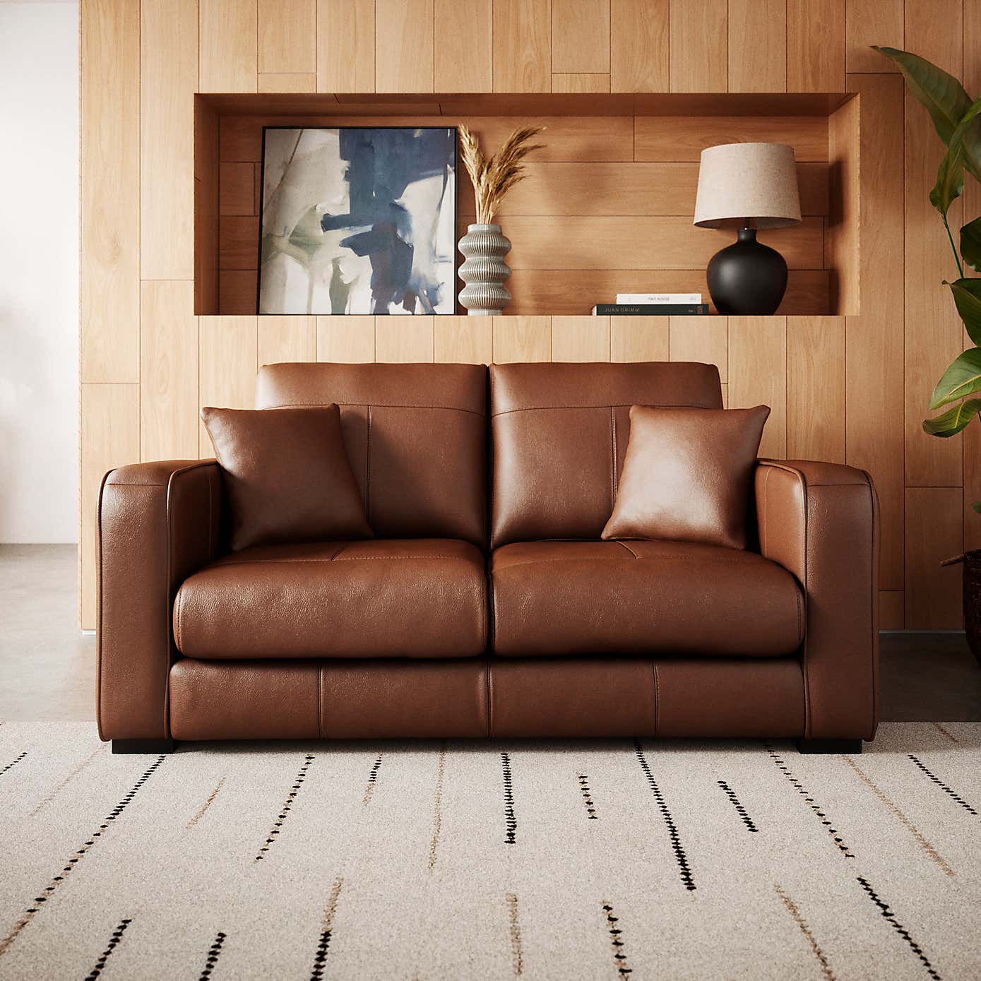 Carson Vintage Leather 2 Seater Sofa