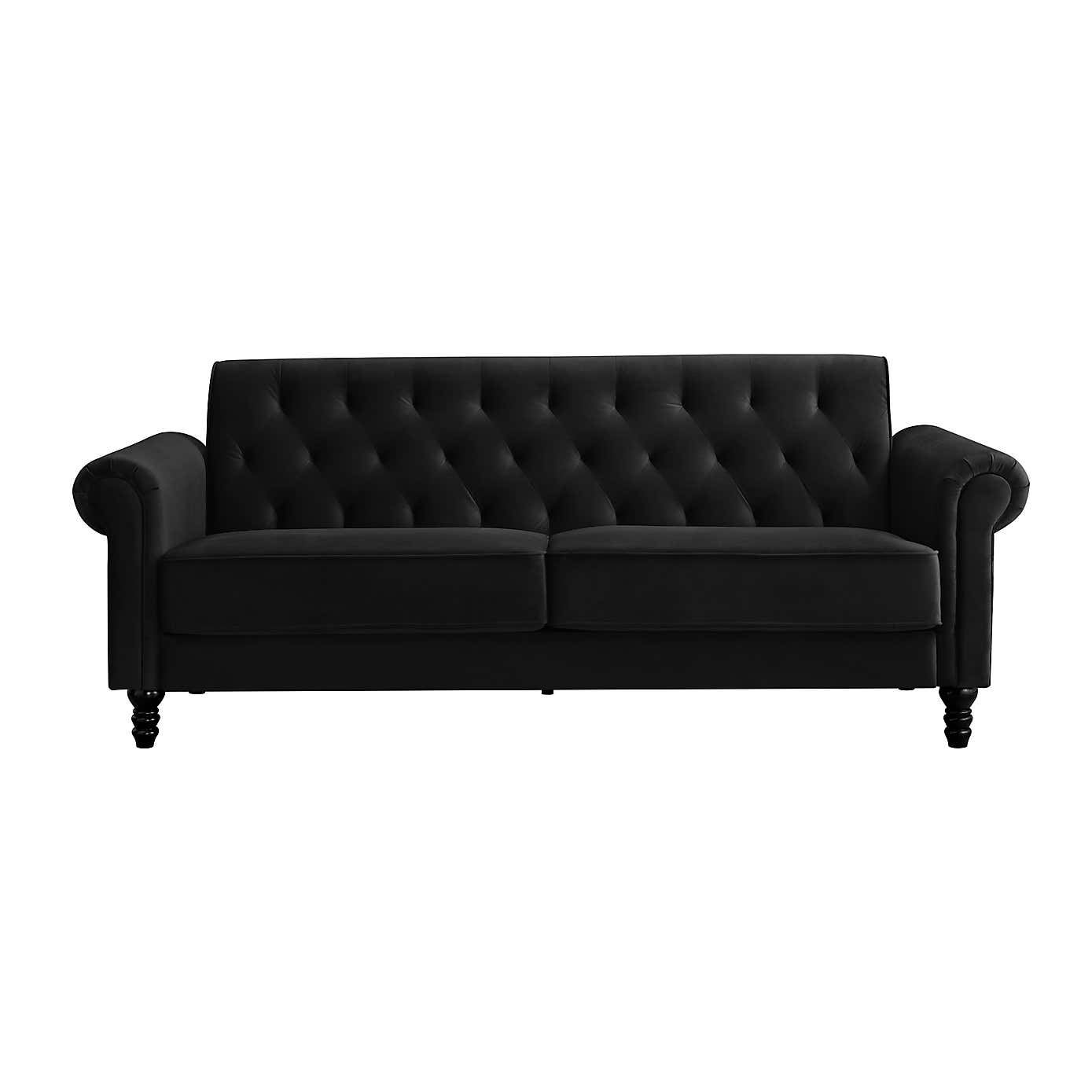 Greta Velvet 3 Seater Sofa