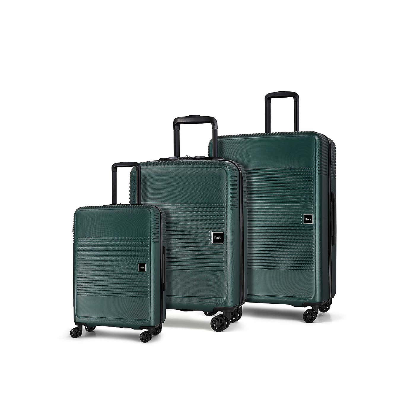 Rock Luggage Lincoln Set of 3 Hard Shell Suitcases
