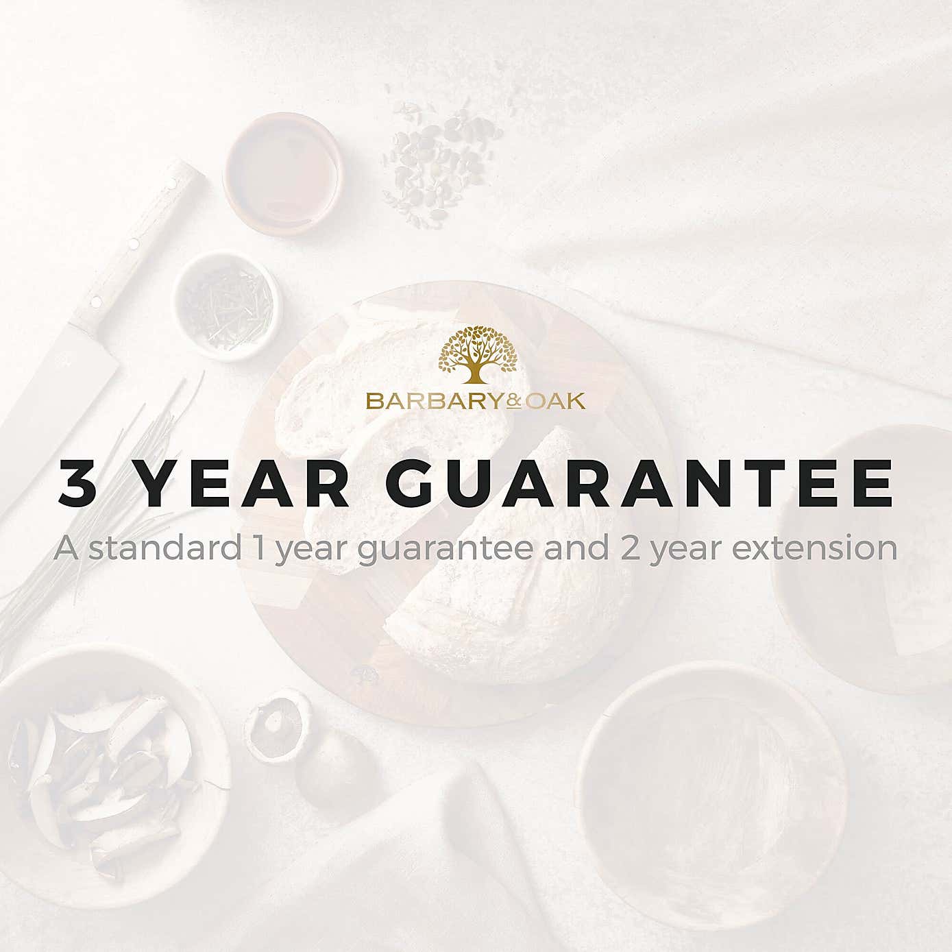 Barbary & Oak Acacia Wood Round Chopping Board