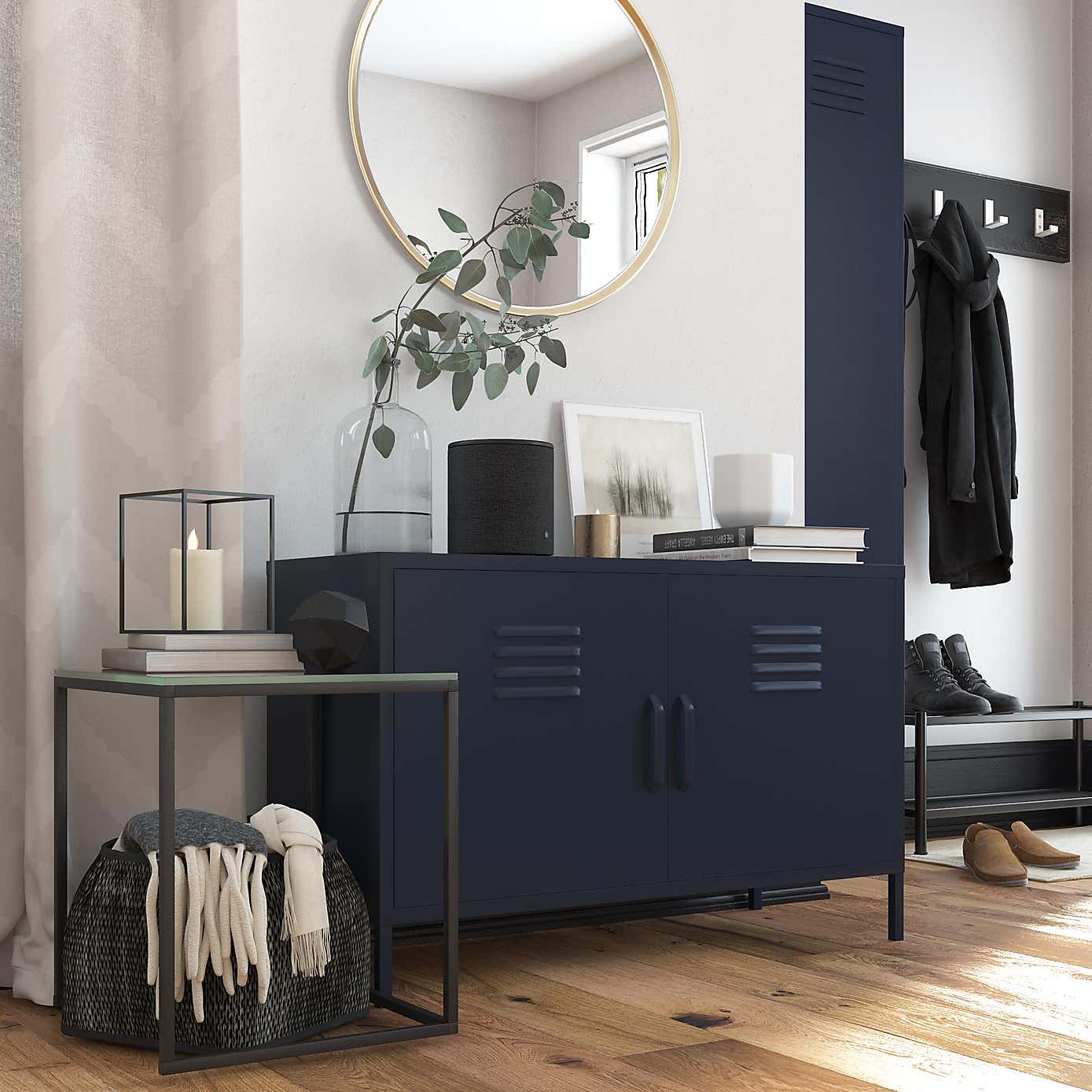 Bradford 2 Door Metal Accent Cabinet