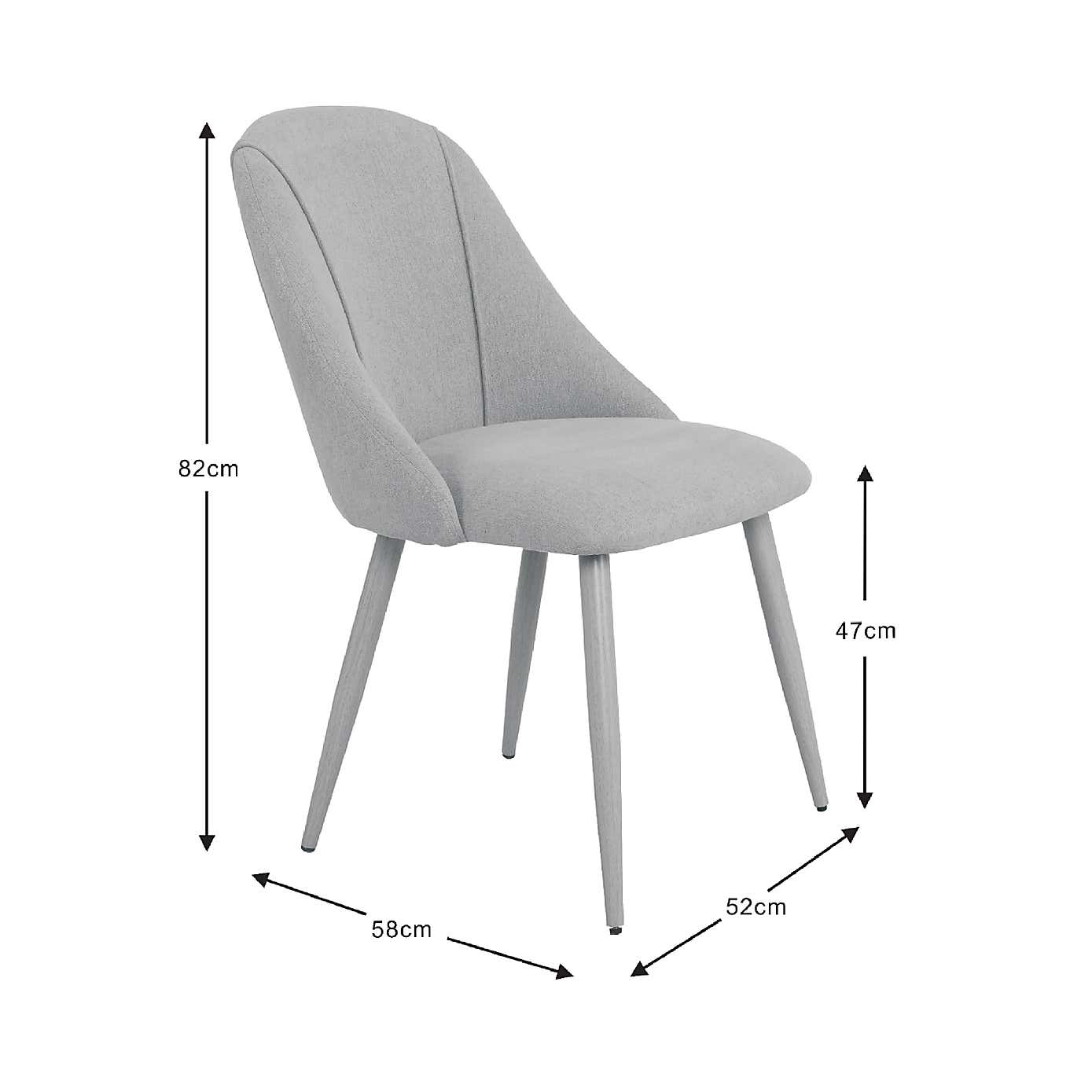 Luna Set of 2 Dining Chairs