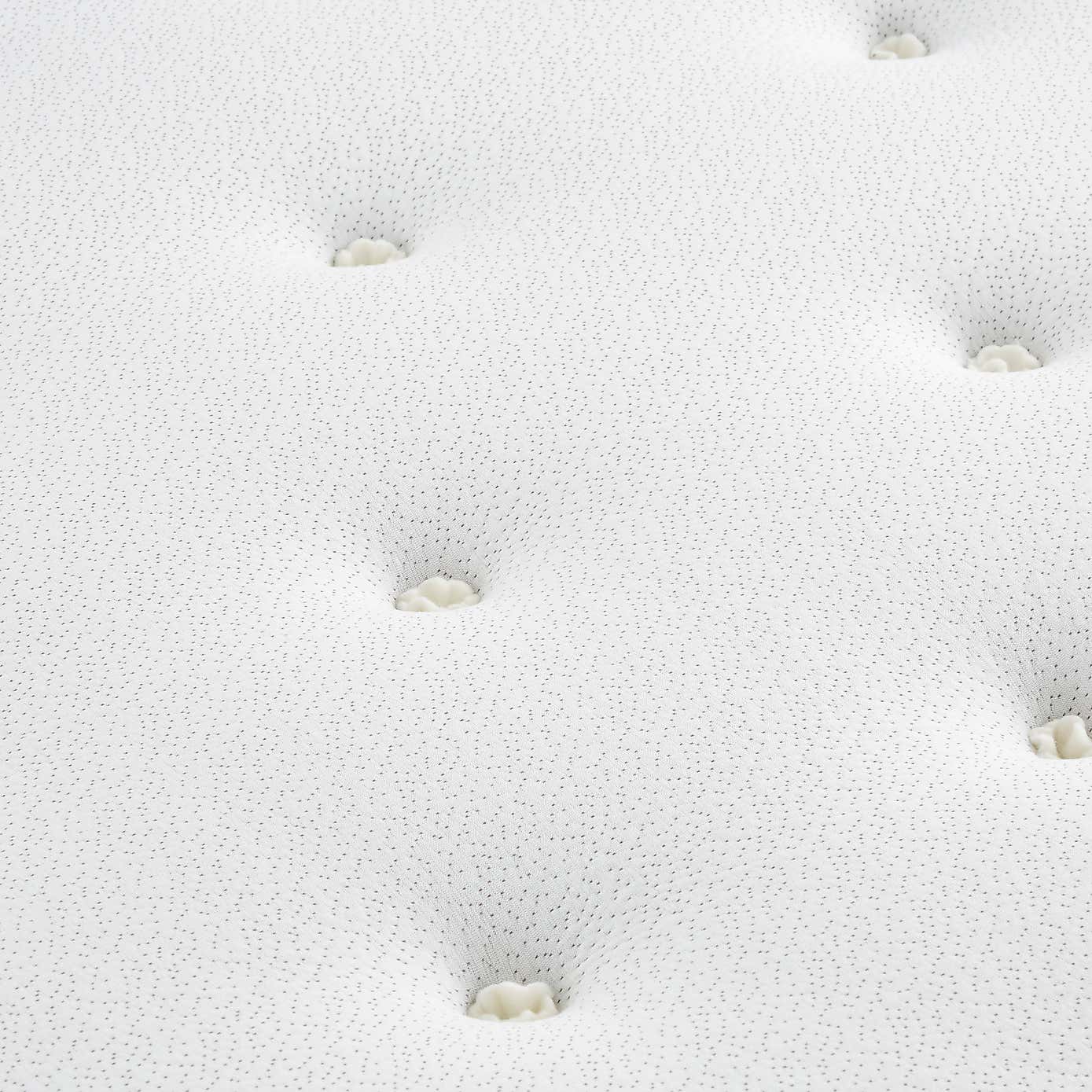 Fogarty Open Coil Memory Pillowtop Mattress and Divan Set, Faux Linen