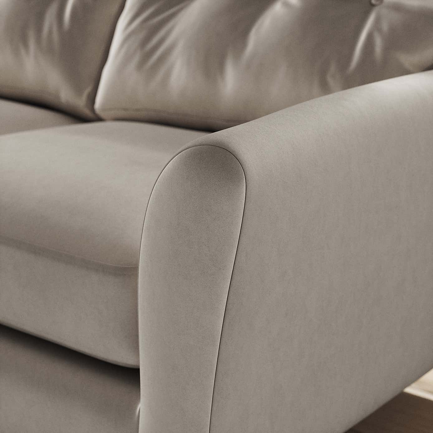 Sven Opulent Velvet Large Corner Chaise Sofa