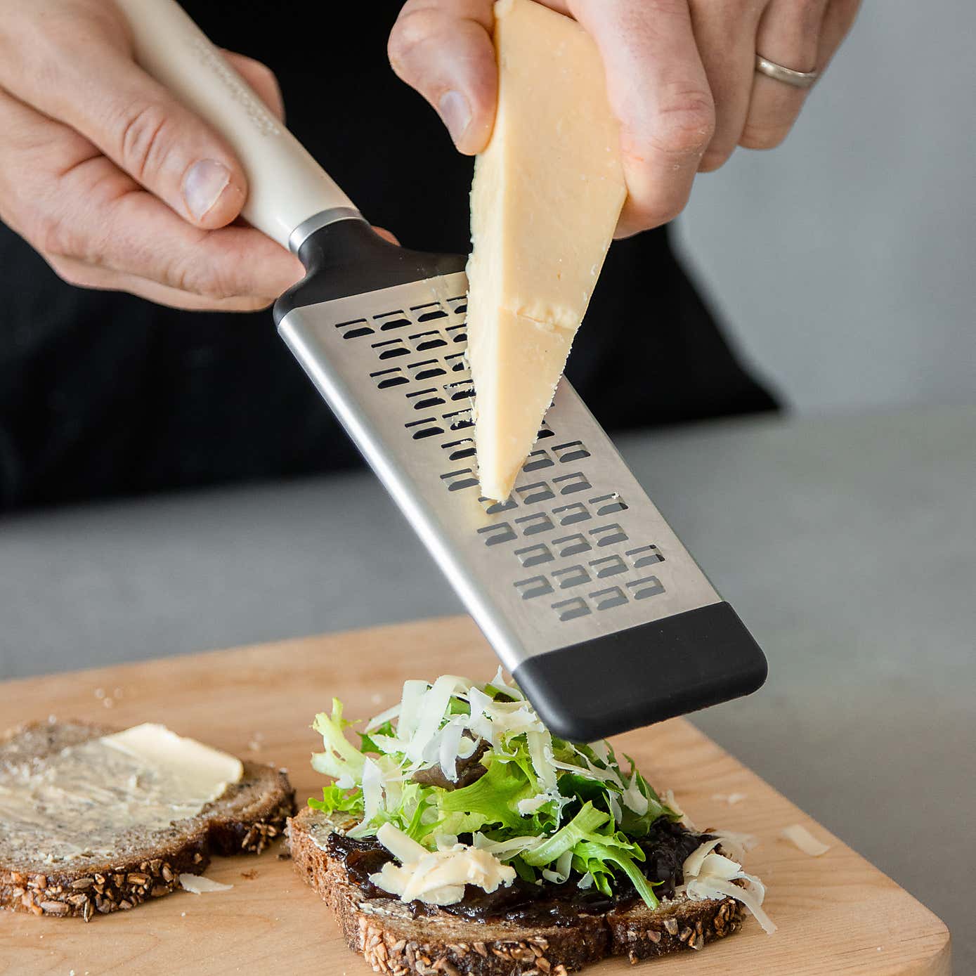 KitchenAid Etched Stainless Steel Two Way Small Cheese Grater