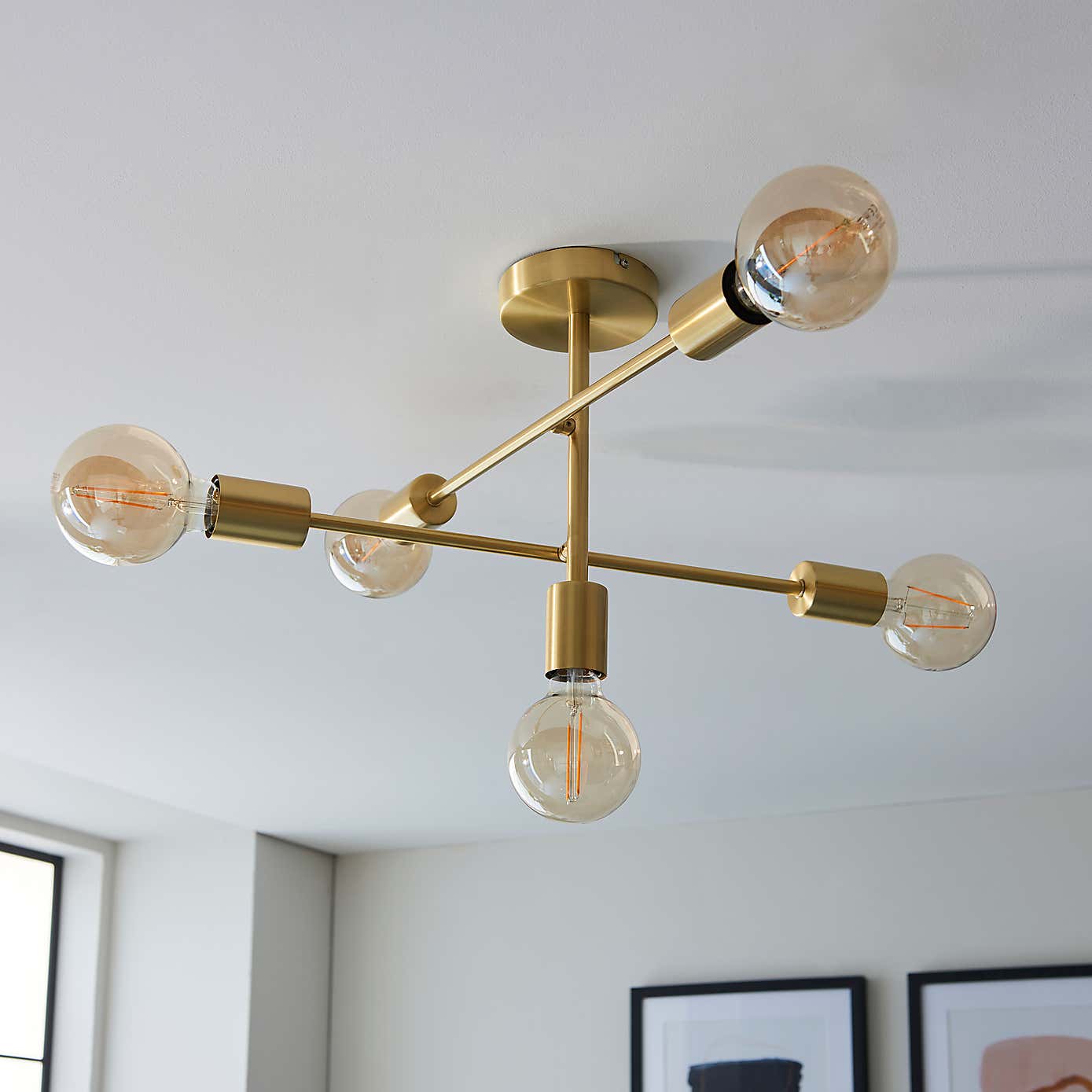 Vogue Ryker 5 Light Ceiling Fitting
