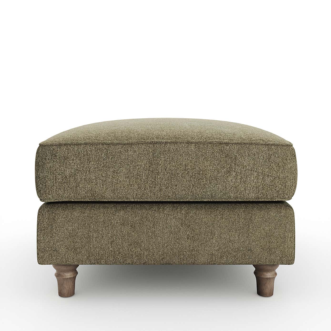 Flori Footstool, Soft Chenille