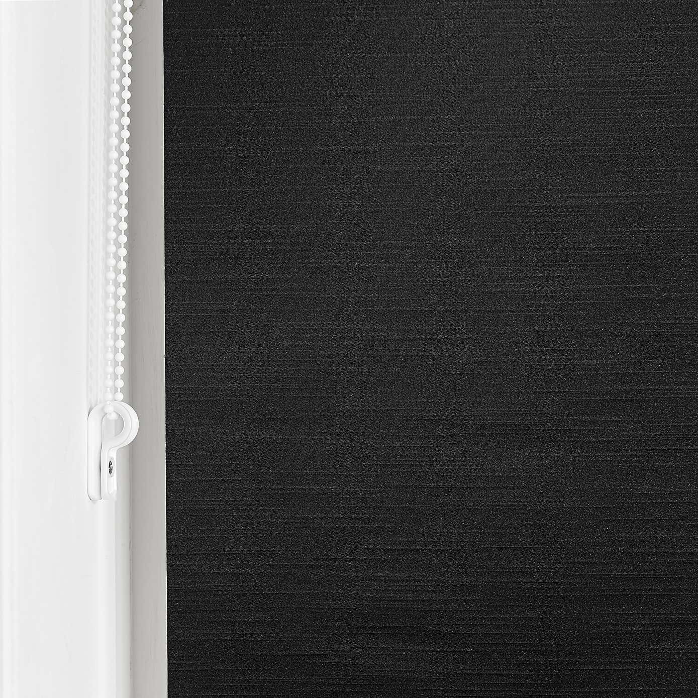 Satin Blackout Roller Blind