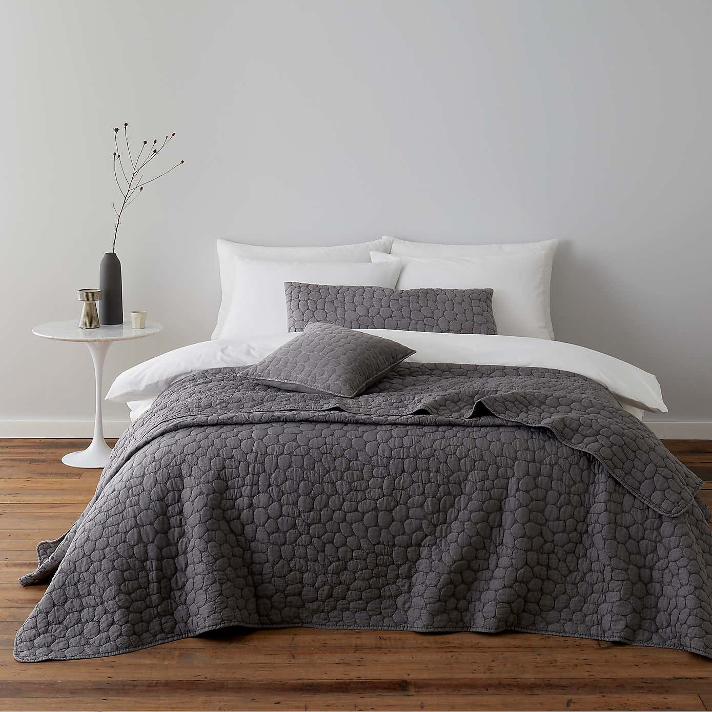 Pebble Teal Bedspread