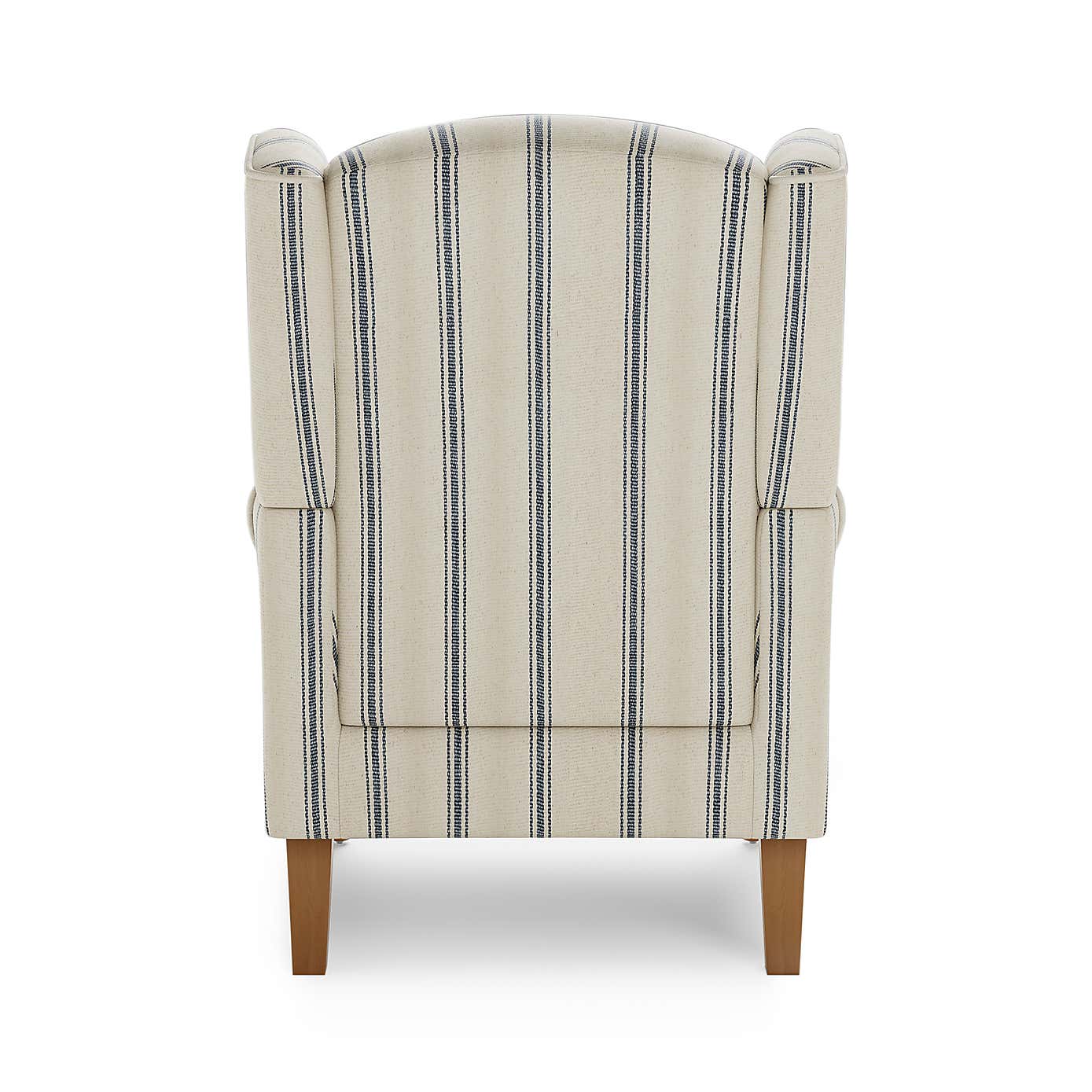 Oswald Pinstripe Wingback Armchair
