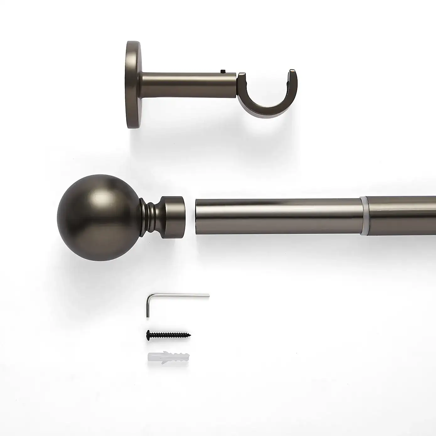 Ashton Metal Extendable Eyelet Curtain Pole
