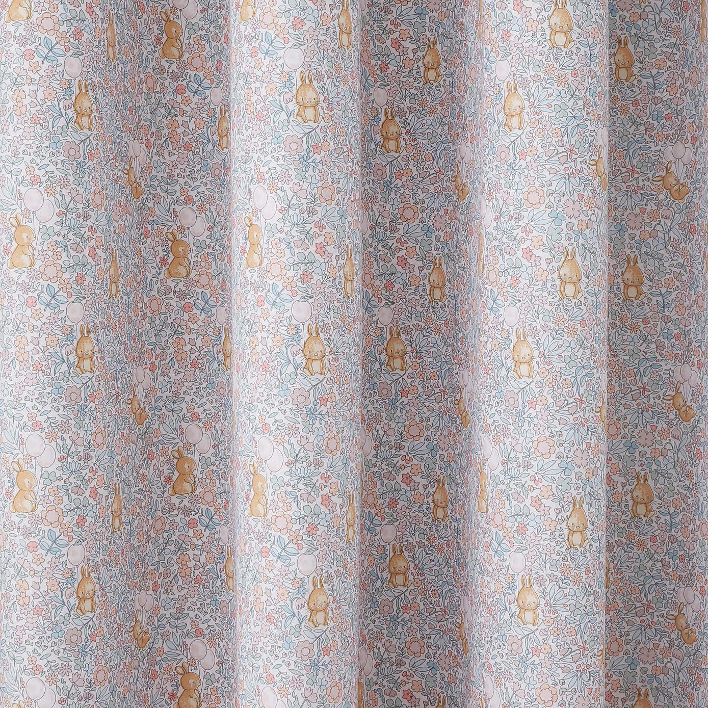 Ditsy Bunny Blackout Eyelet Curtains