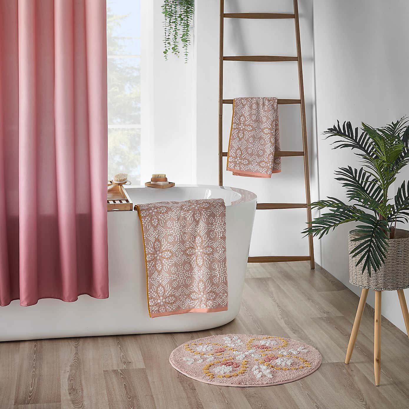 Global Ombre Shower Curtain