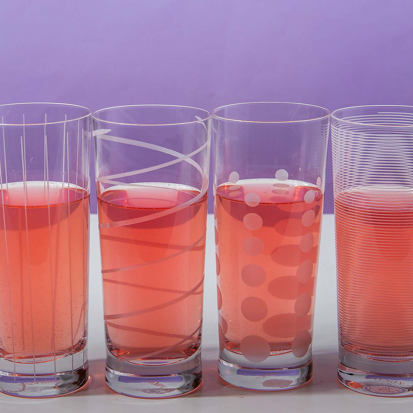 MIKASA Cheers Set of 4 Stemless Wine