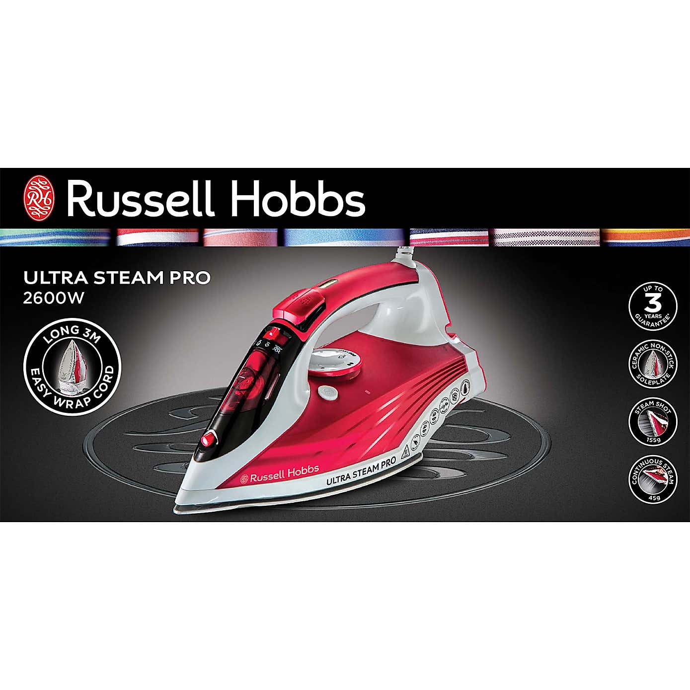 Russell Hobbs Ultra Steam 2600W Pro Iron