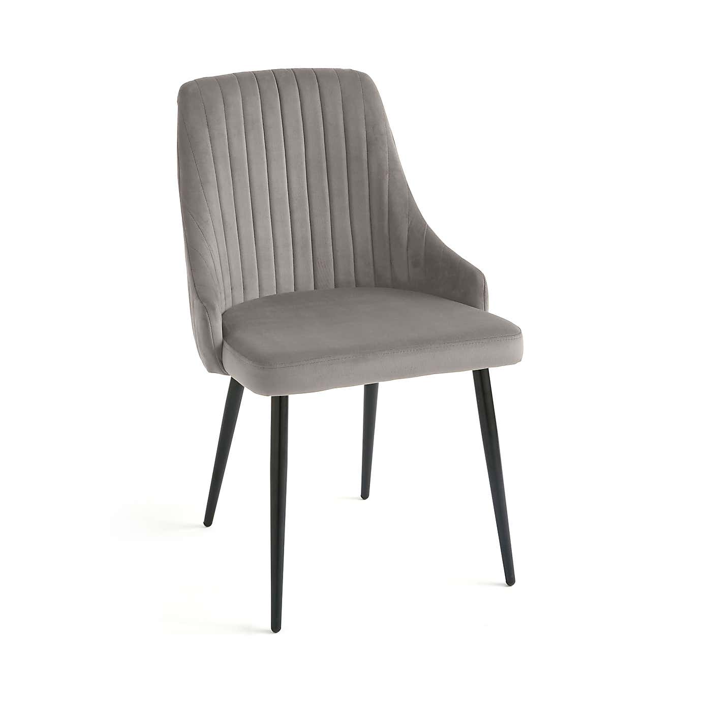 Shea Set of 2 Dining Chairs, Velvet