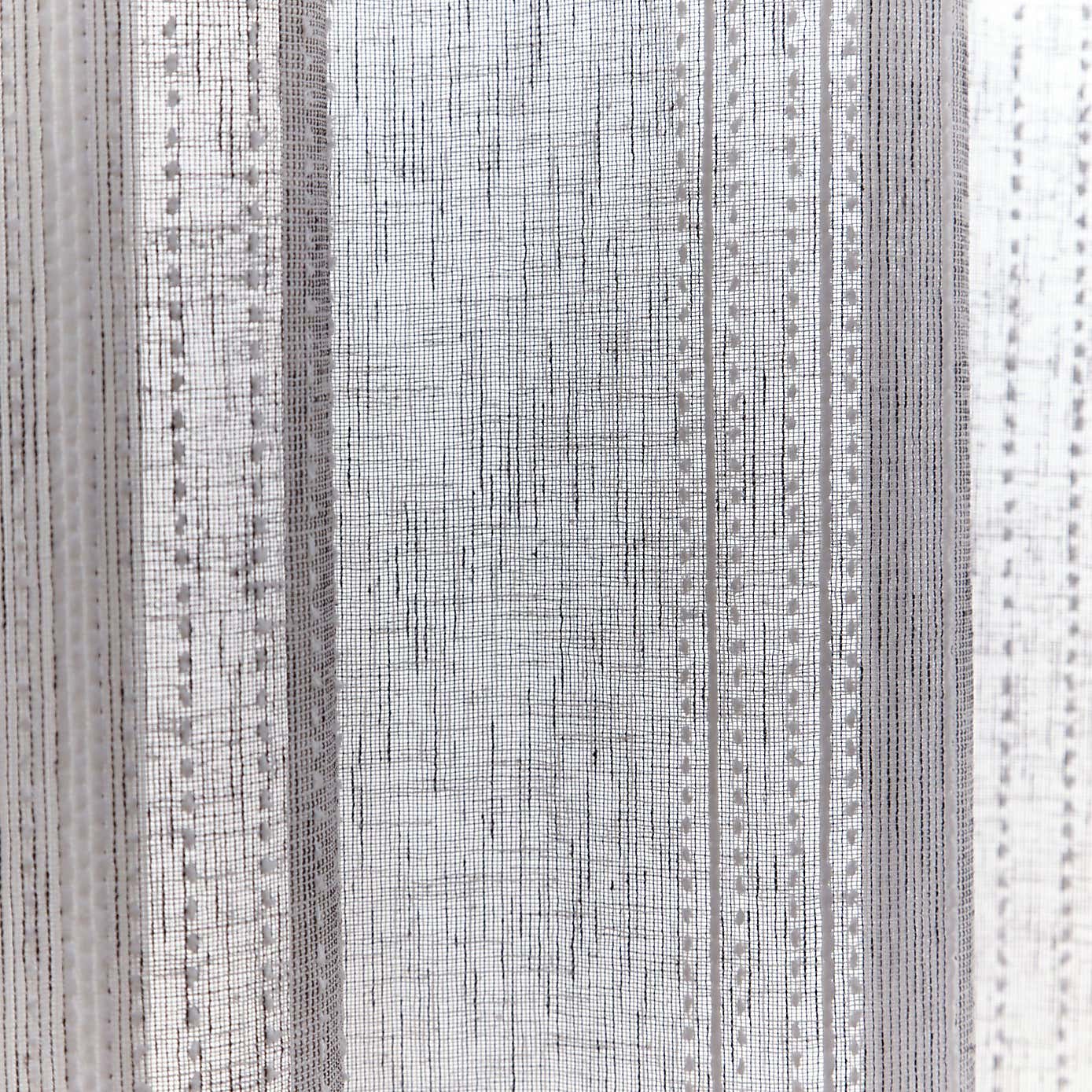 Mia Striped Slot Top Voile Panel