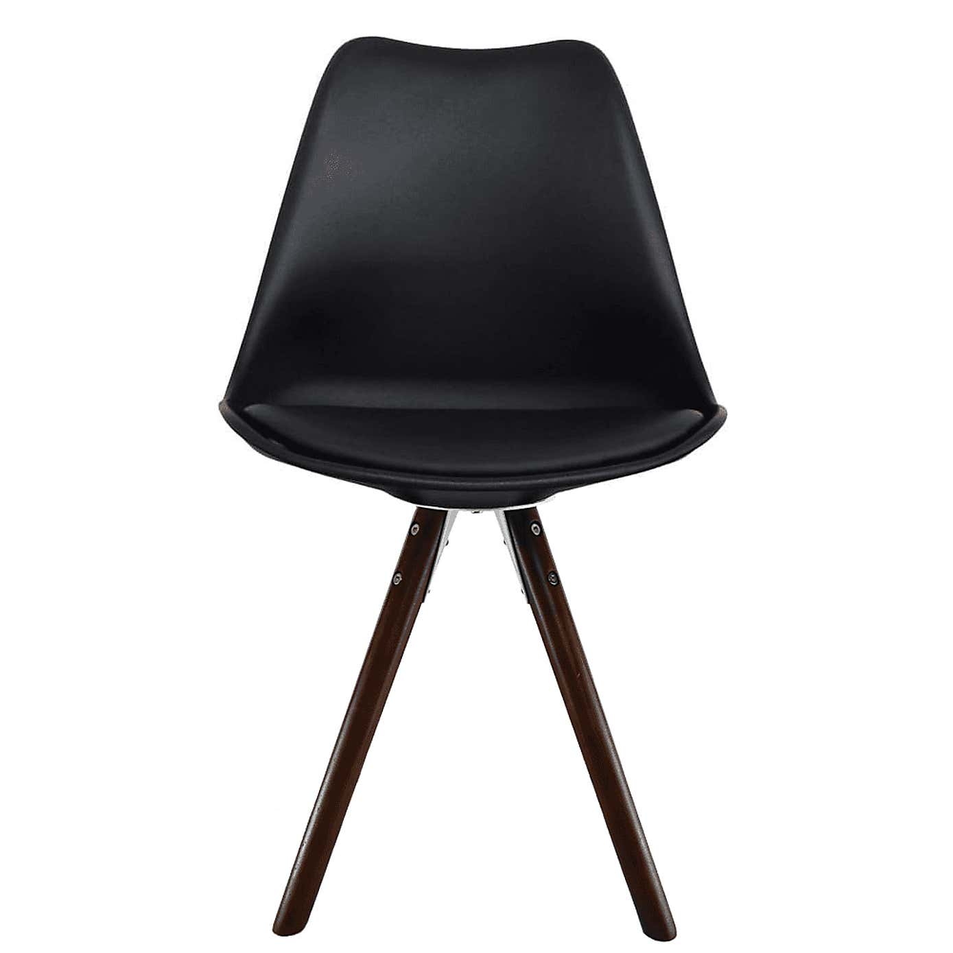 Fusion Living Soho Plastic Dining Chair with Pyramid Legs