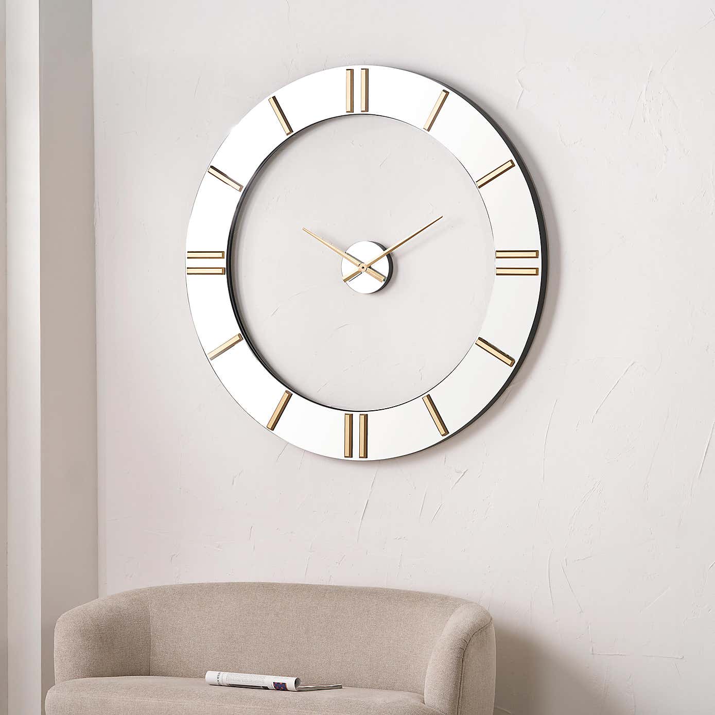 2 Piece Open Wall Clock