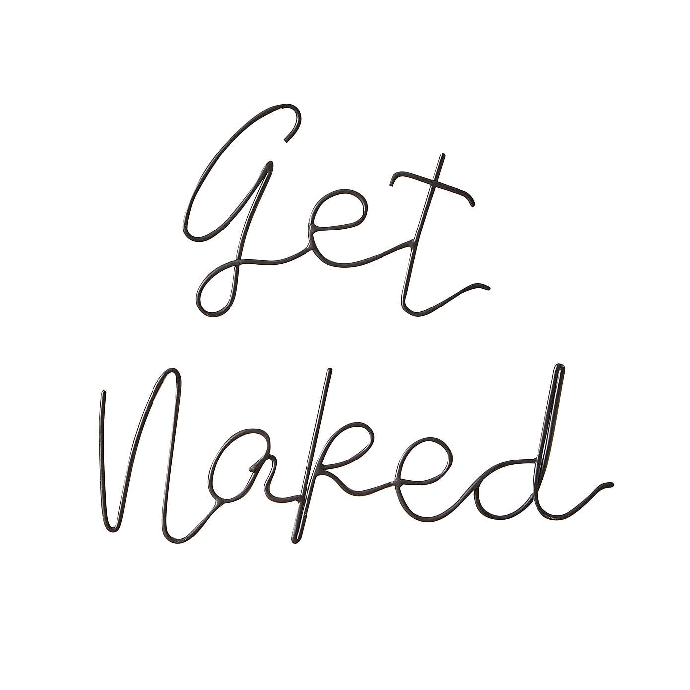 Get Naked Wire Wall Art