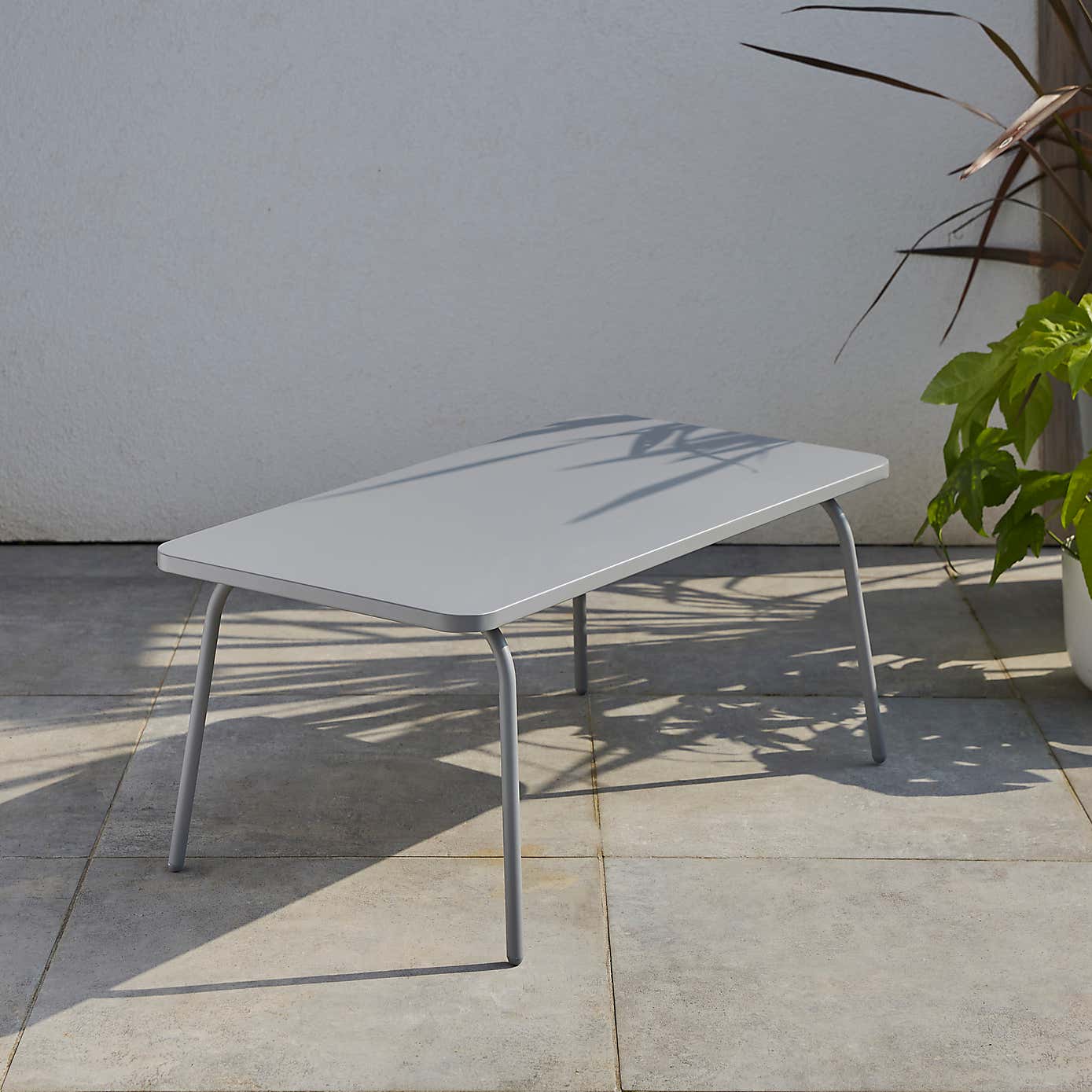 Grey Metal Conversation Set