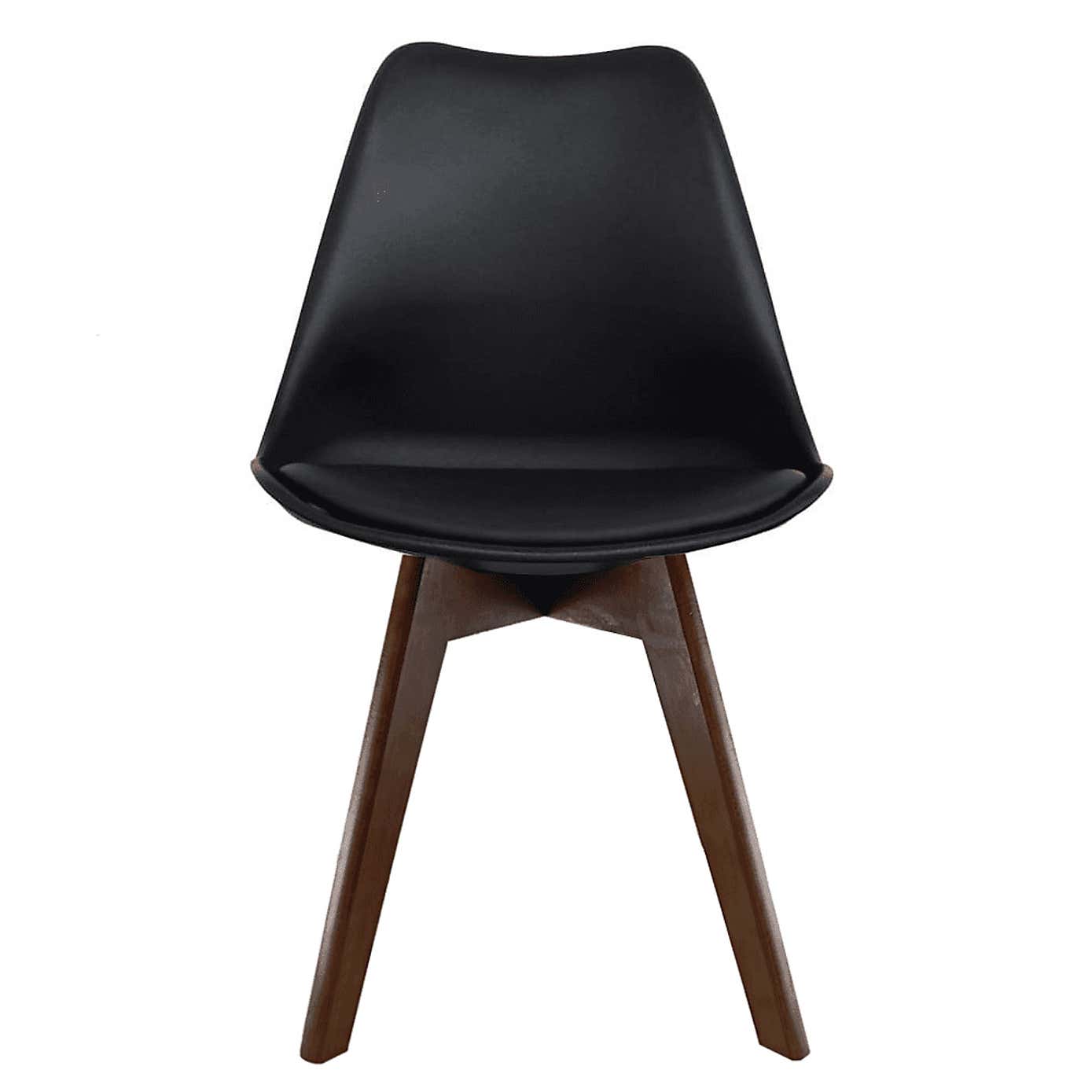Fusion Living Soho Plastic Dining Chair with Squared Legs