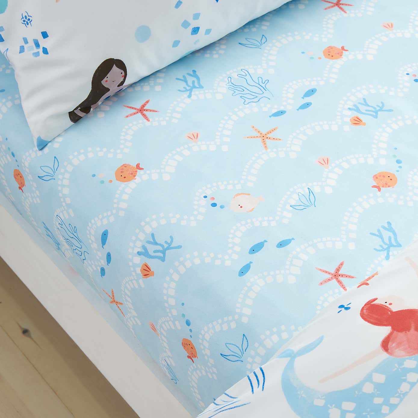 Mermaid Duvet Cover and Pillowcase Set