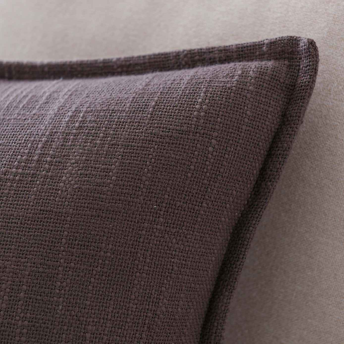 Westcott Cotton Velvet Slub Square Cushion