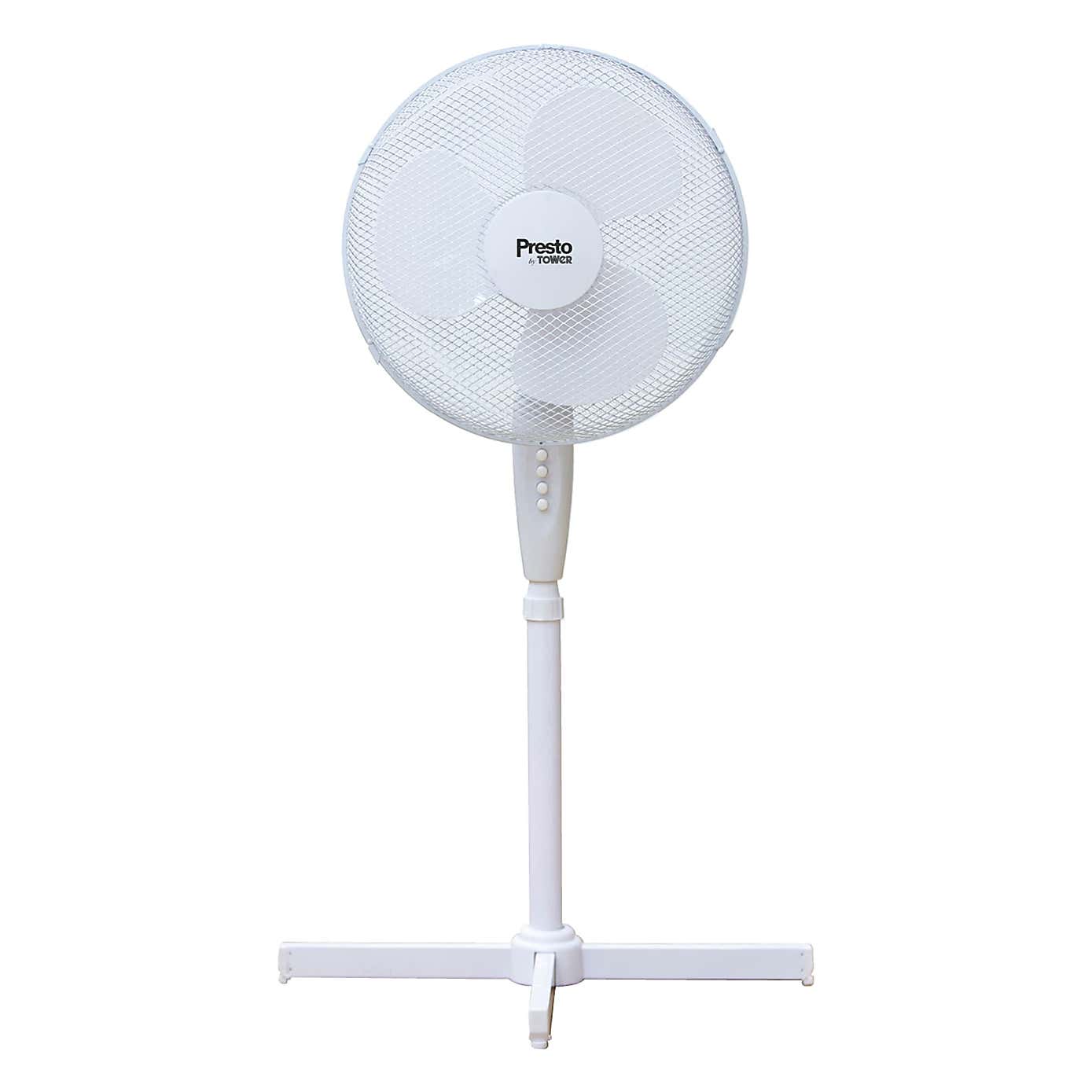 Tower Presto 16" White Pedestal Fan