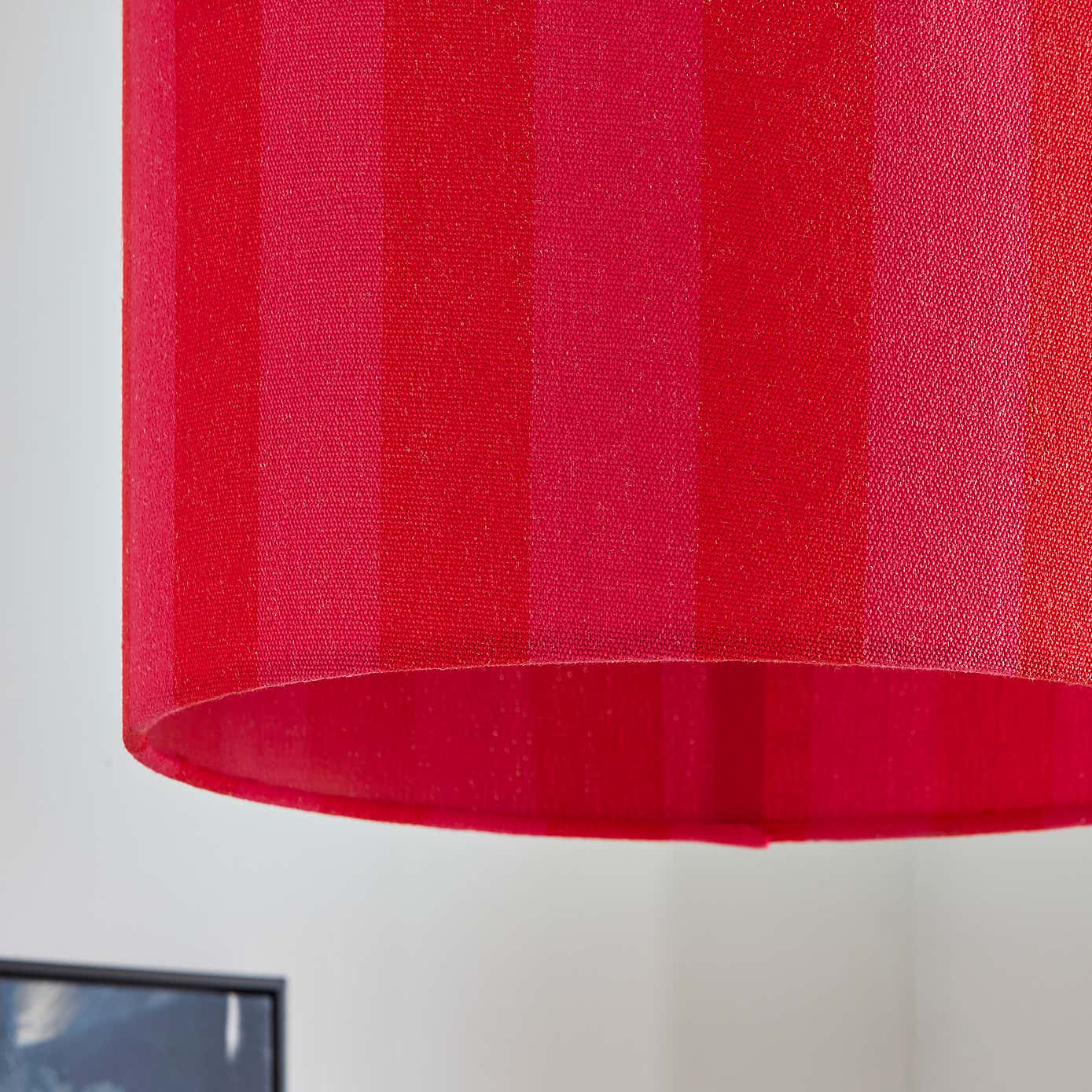 Beatrice Stripe Drum Lamp Shade