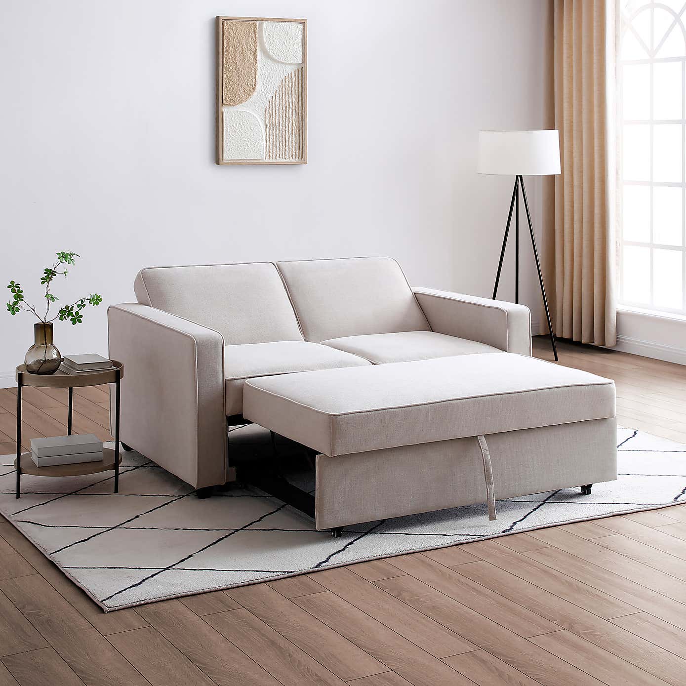 Kayden Fabric Pop Up 2 Seater Double Sofa Bed