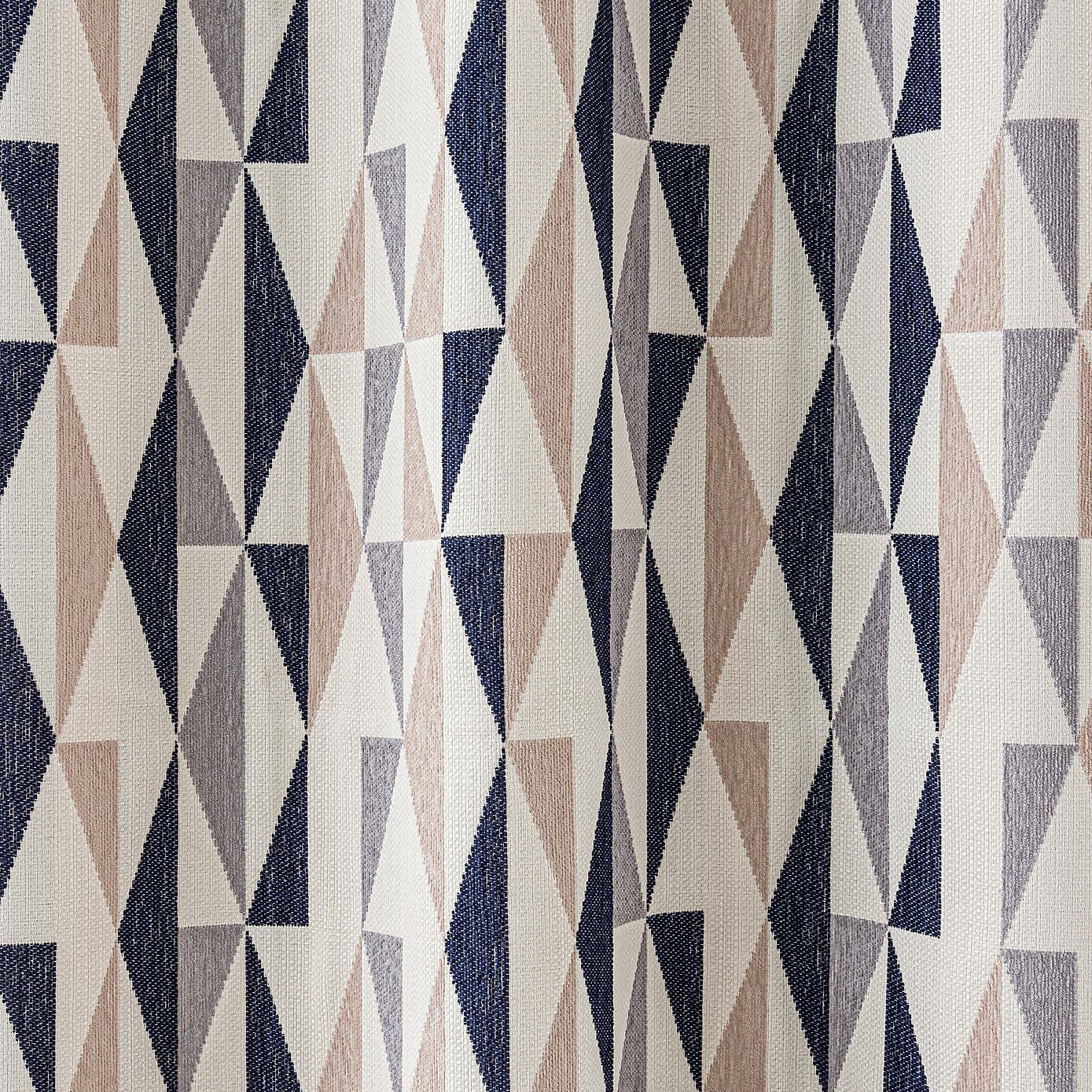 Elements Triangles Thermal Eyelet Door Curtain