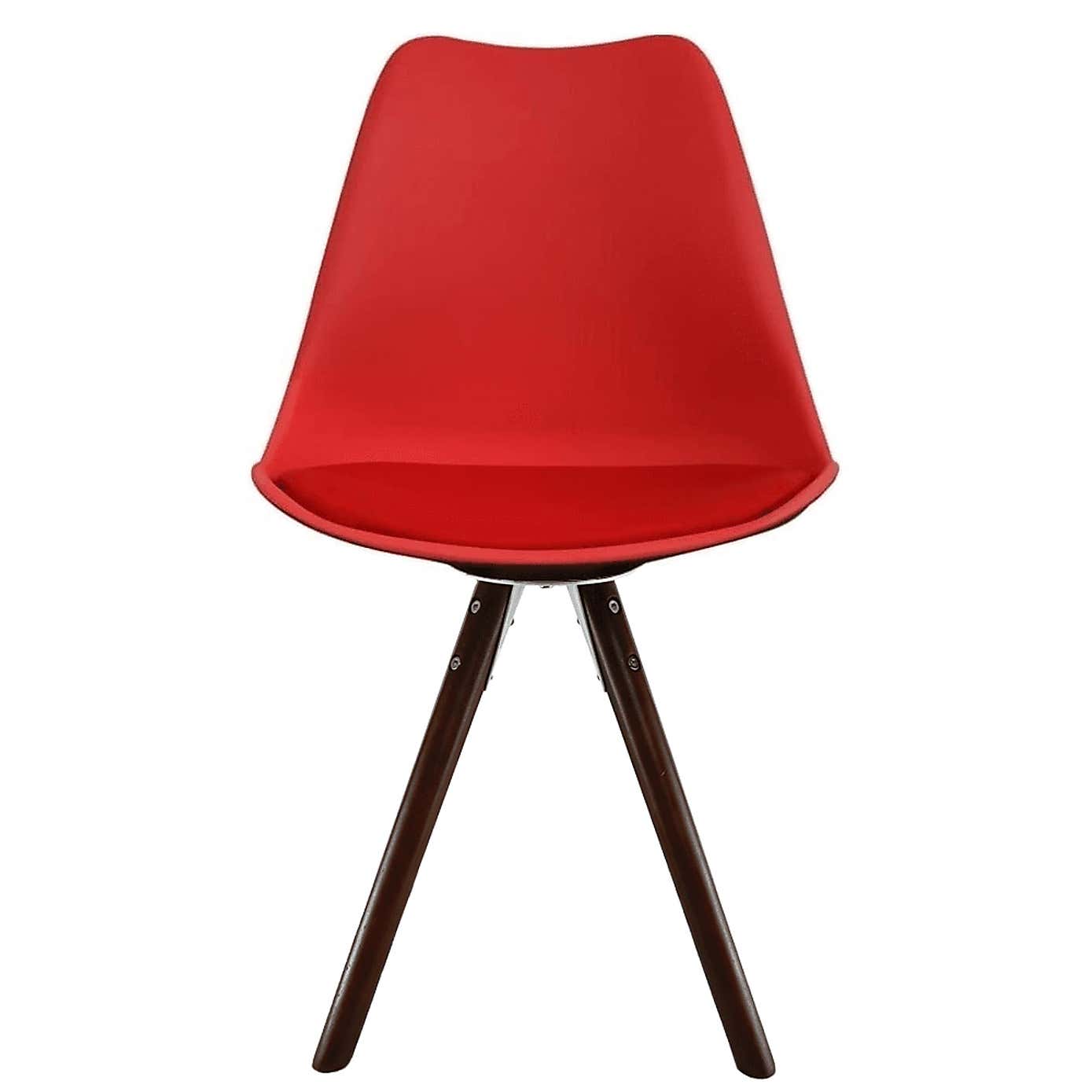 Fusion Living Soho Plastic Dining Chair with Pyramid Legs