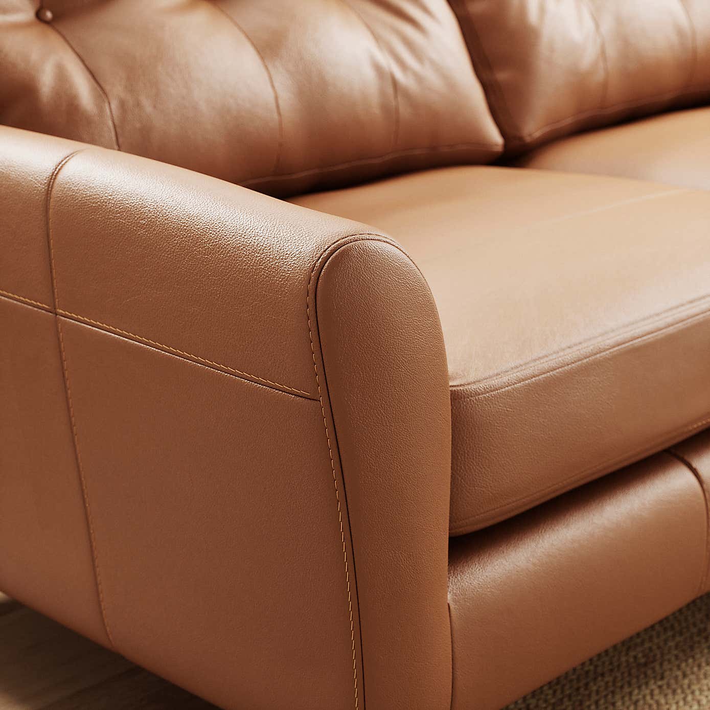 Sven Classic Leather 3 Seater Sofa